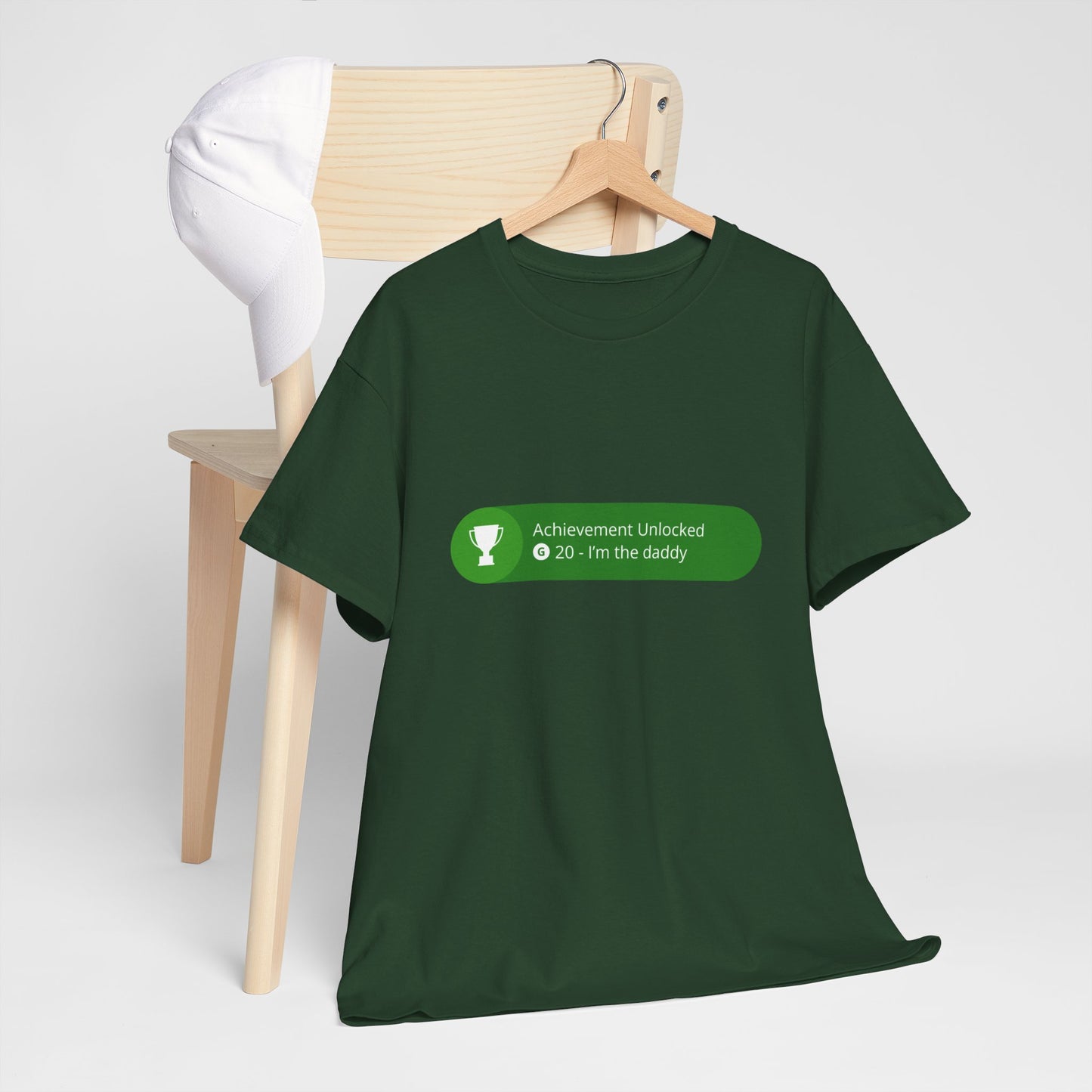 Achievement Unlocked - I'm The Daddy Cotton Tee