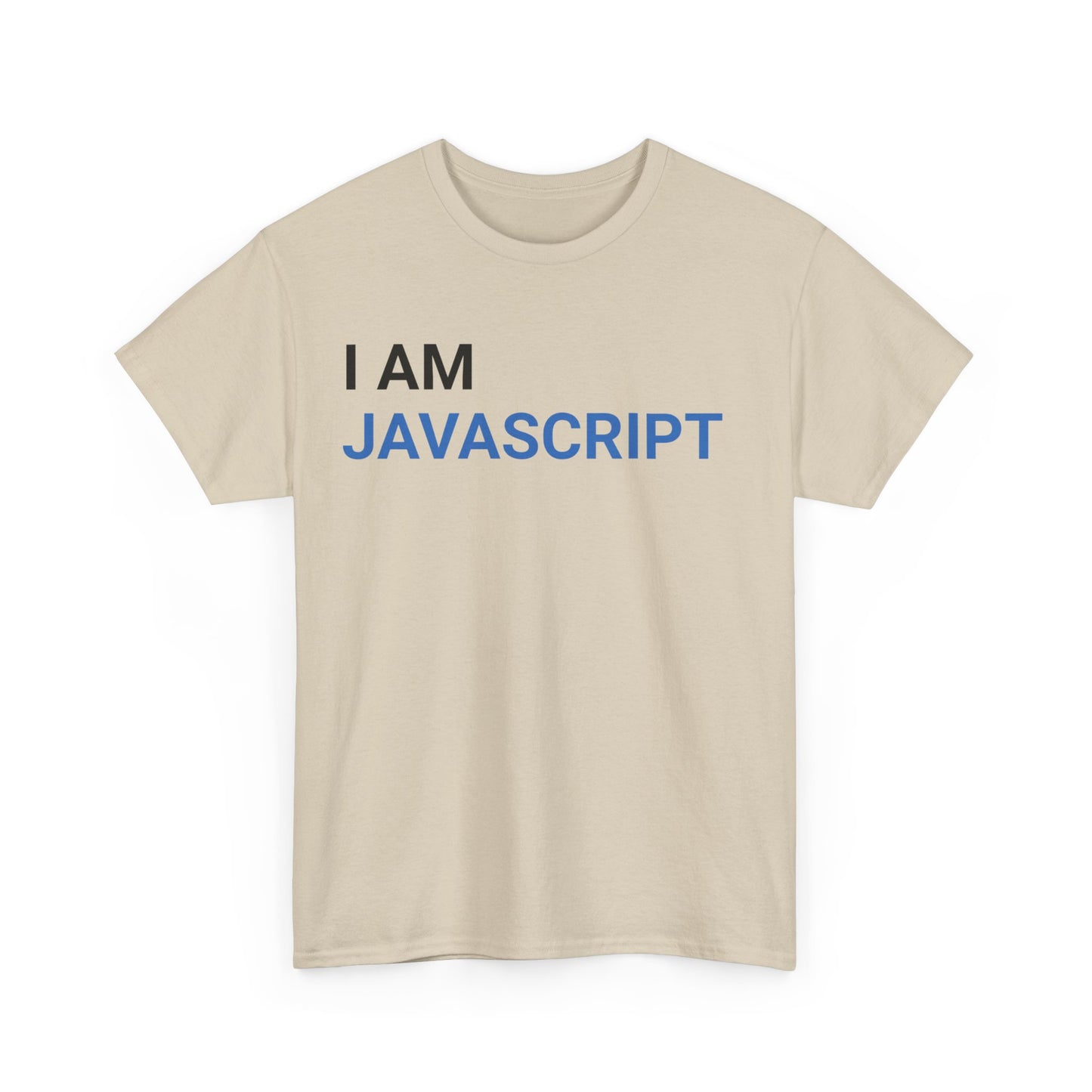 I am JavaScript Cotton Tee