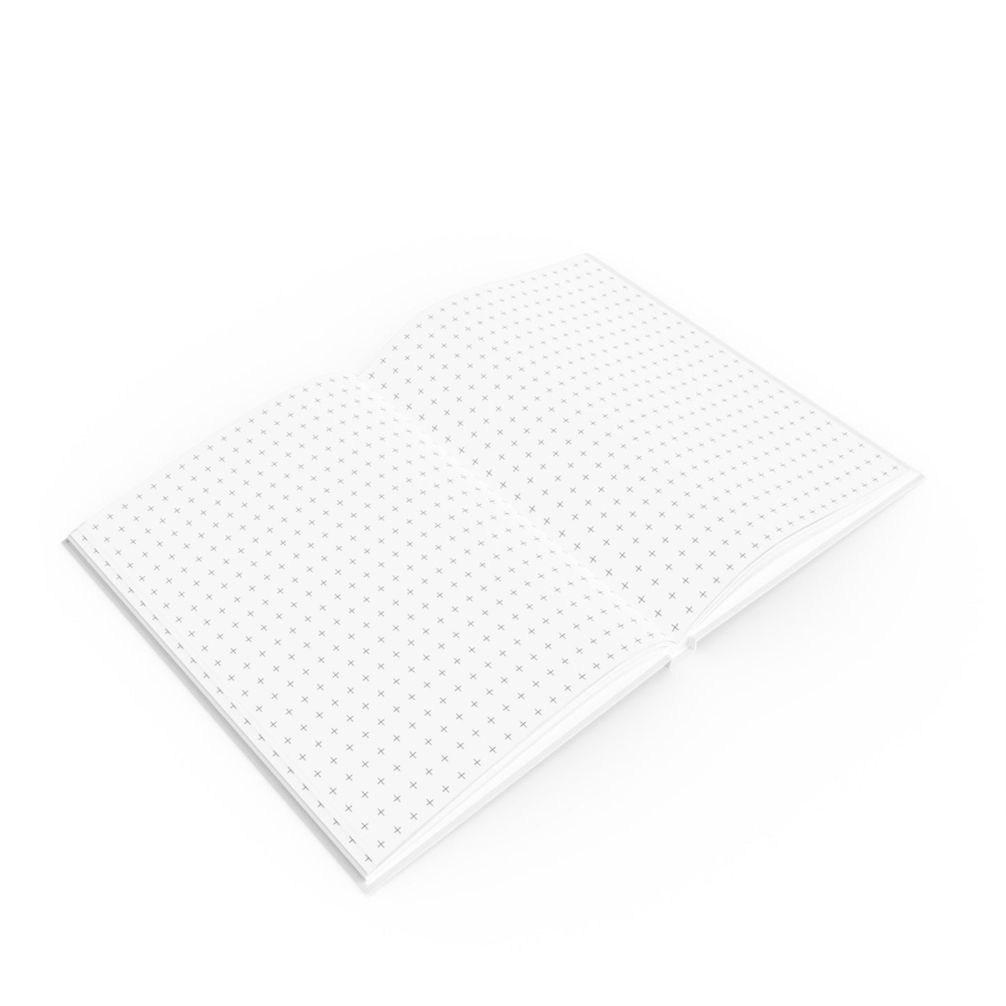 #FFFFFF Hard Backed Notebook