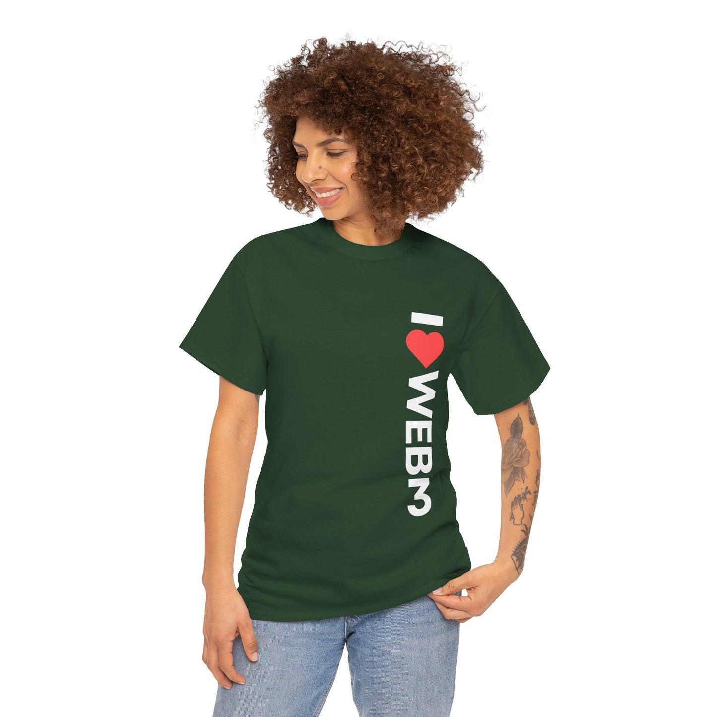 I <3 WEB3 Cotton Tee