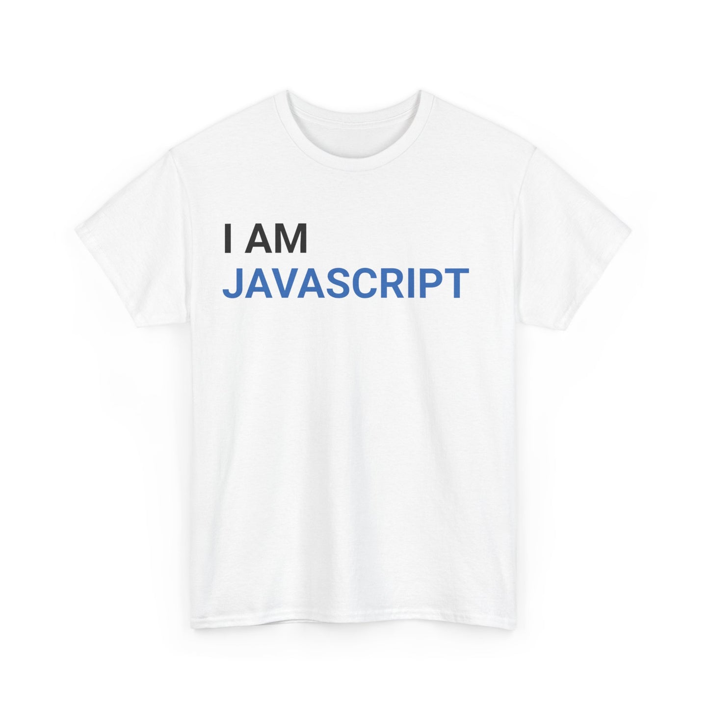 I am JavaScript Cotton Tee