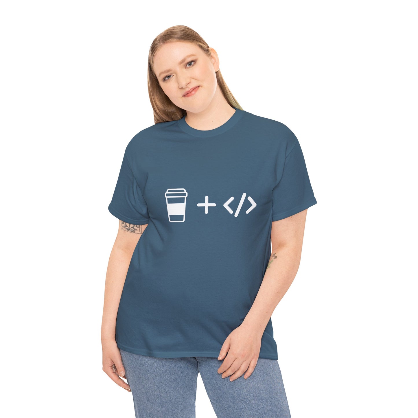 Coffee and Code Cotton Tee