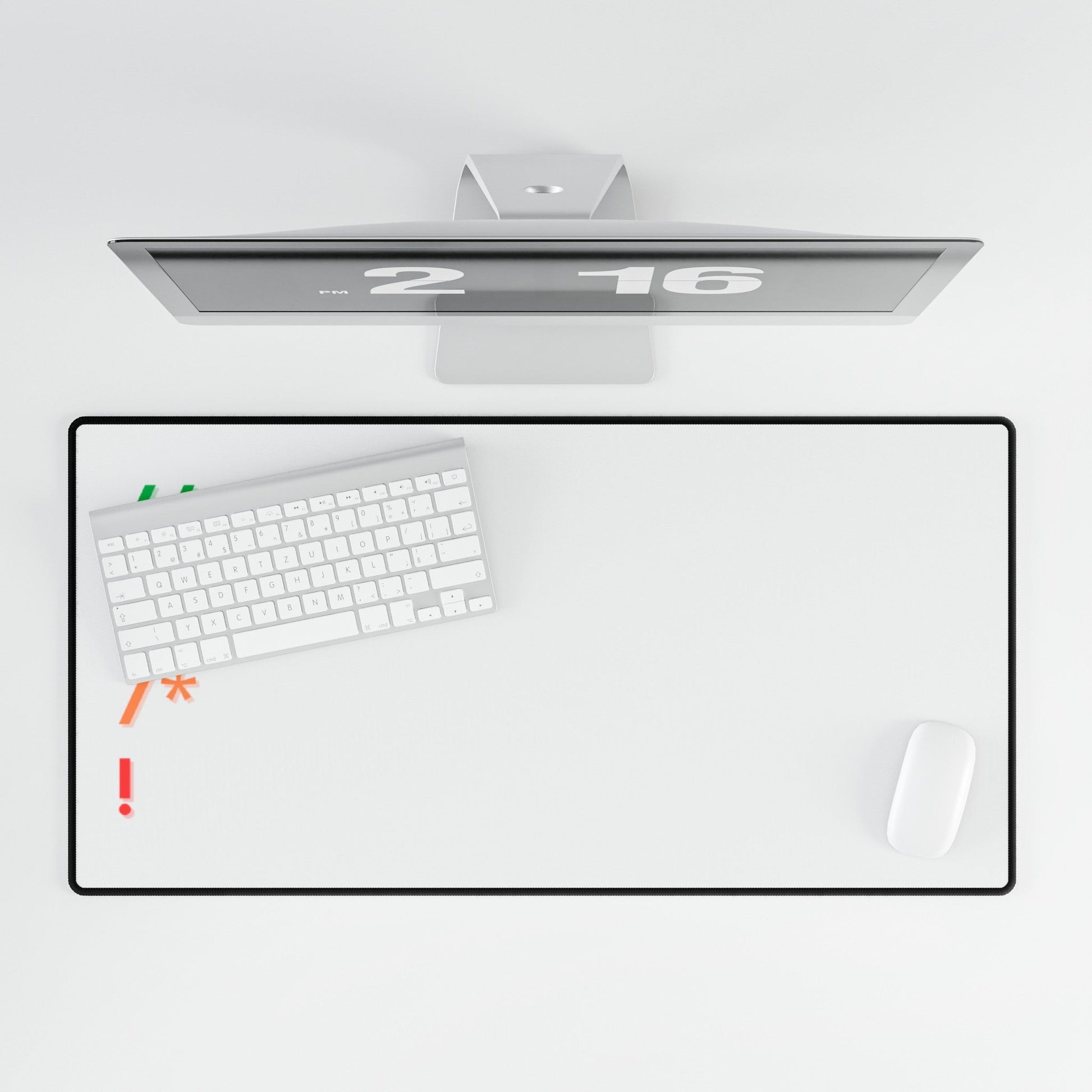 Comments White Desk Mat - Coder Cave