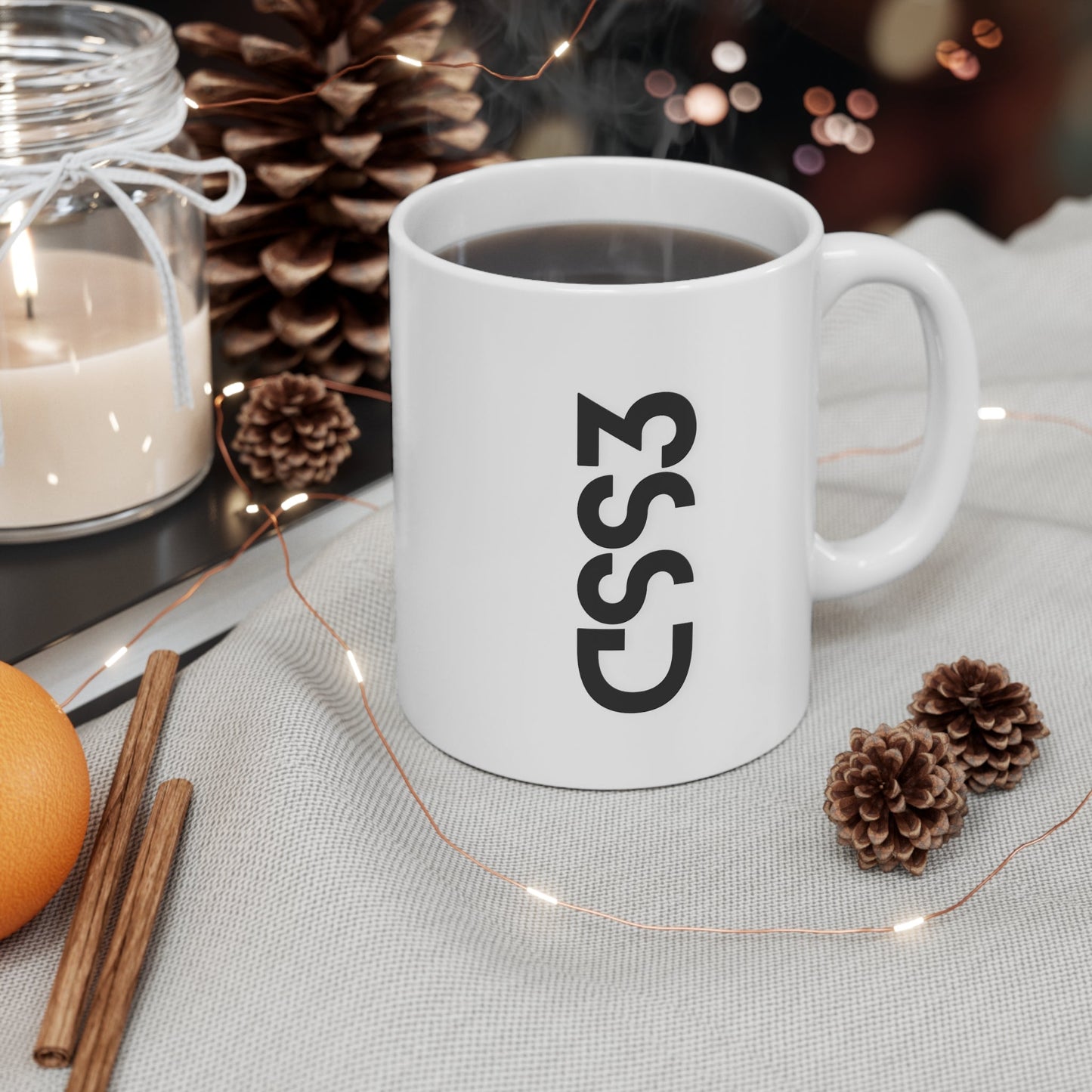 CSS3 11oz White Mug - Coder Cave