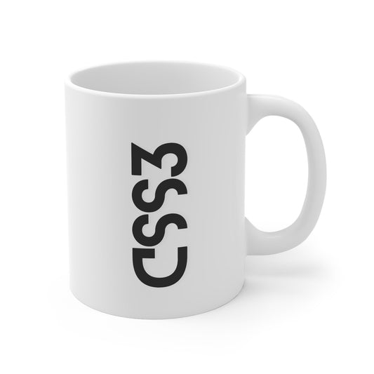 CSS3 11oz White Mug - Coder Cave