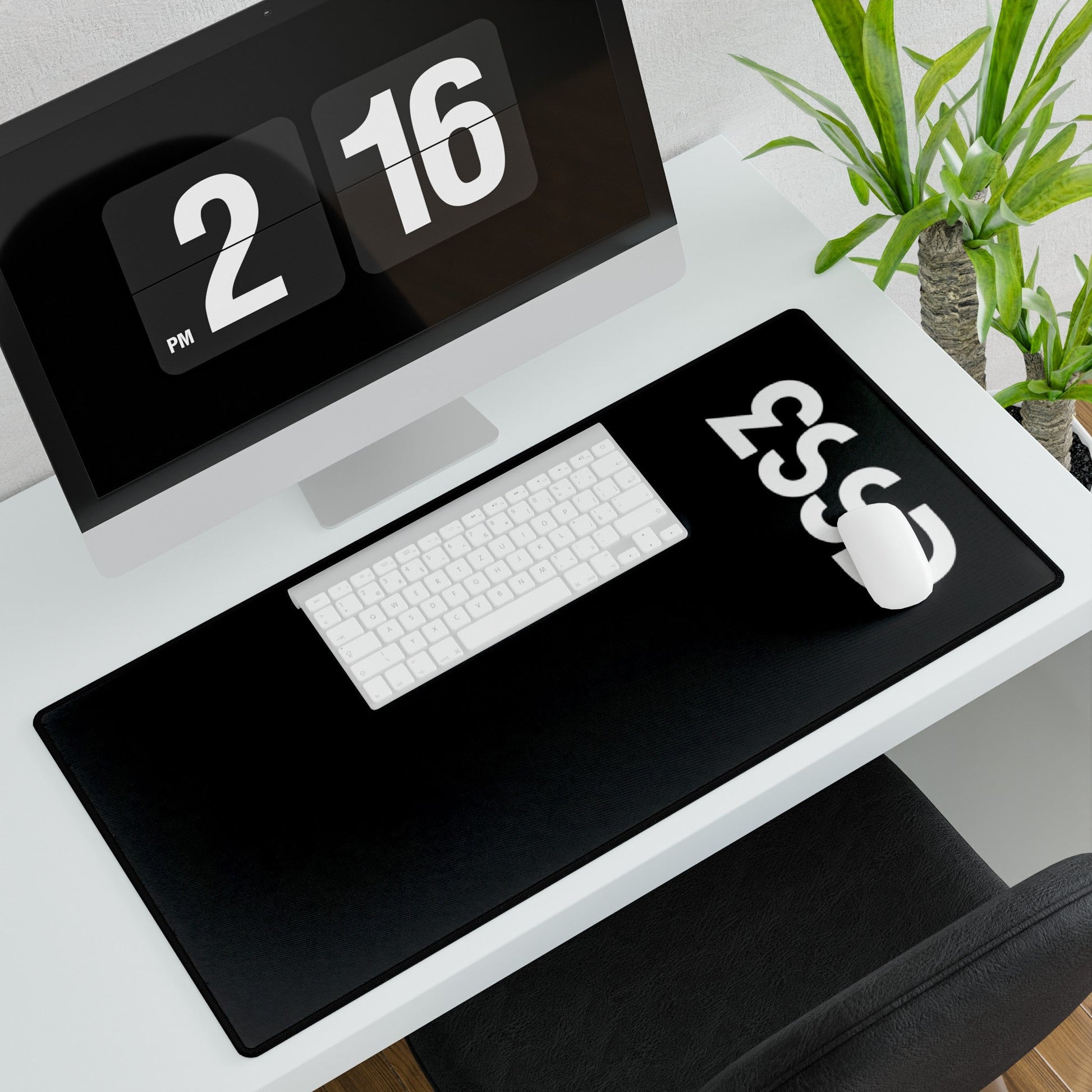 CSS3 Black Desk Mat - Coder Cave