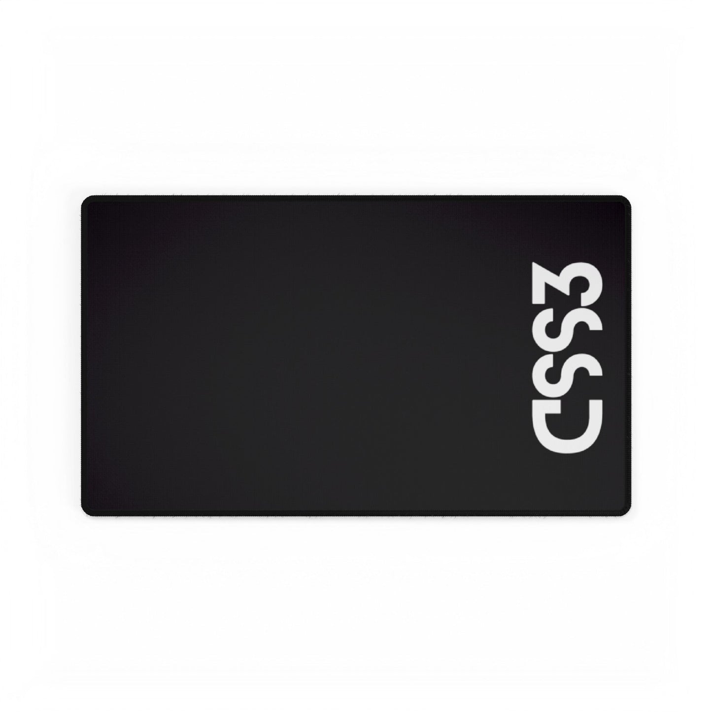 CSS3 Black Desk Mat - Coder Cave