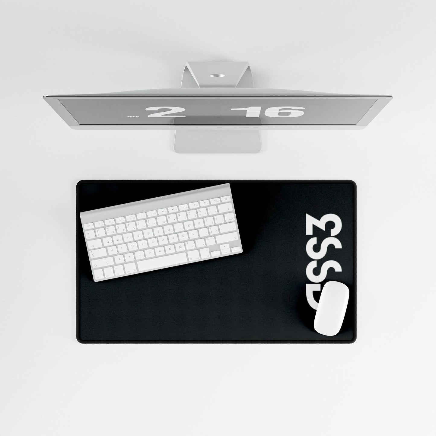 CSS3 Black Desk Mat - Coder Cave