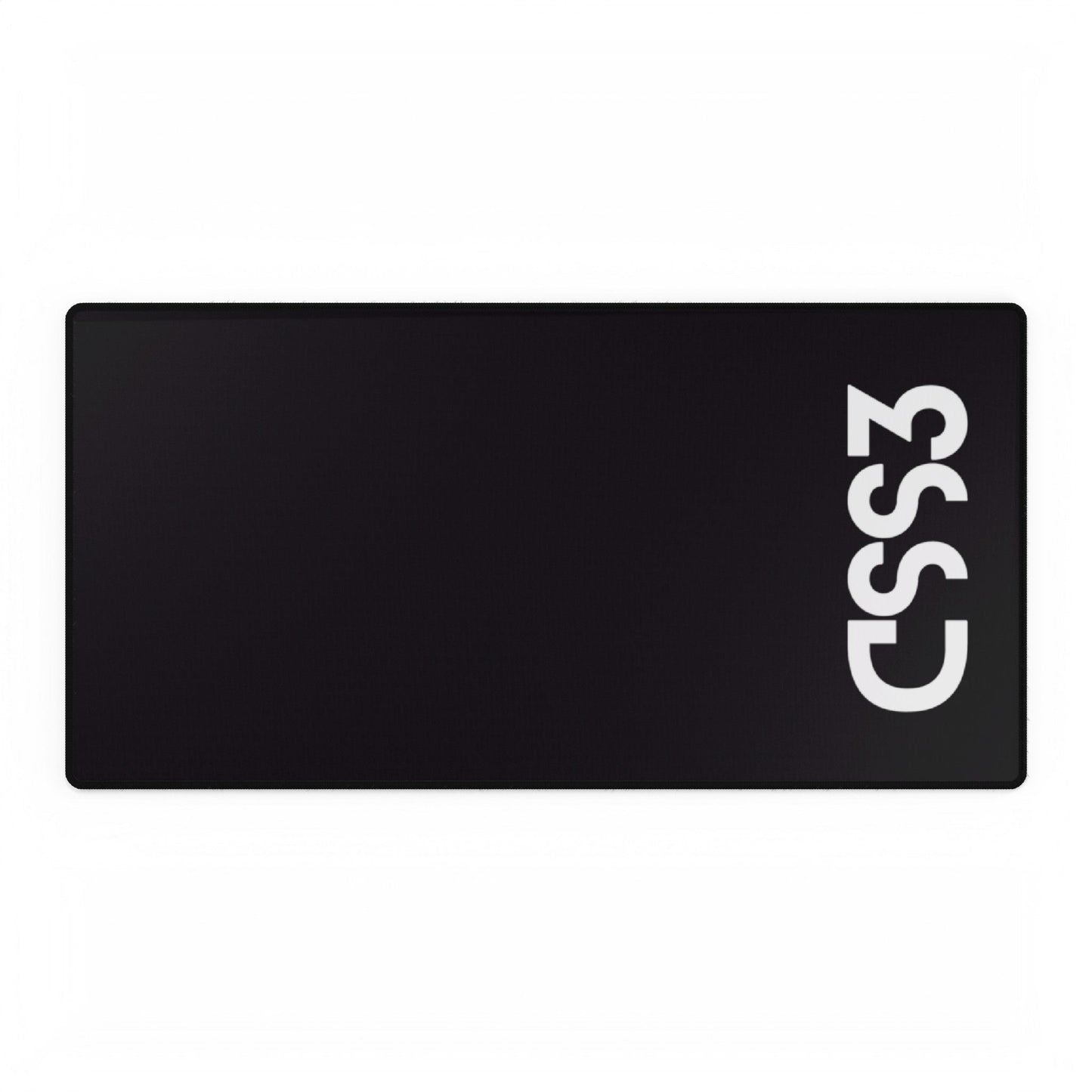 CSS3 Black Desk Mat - Coder Cave