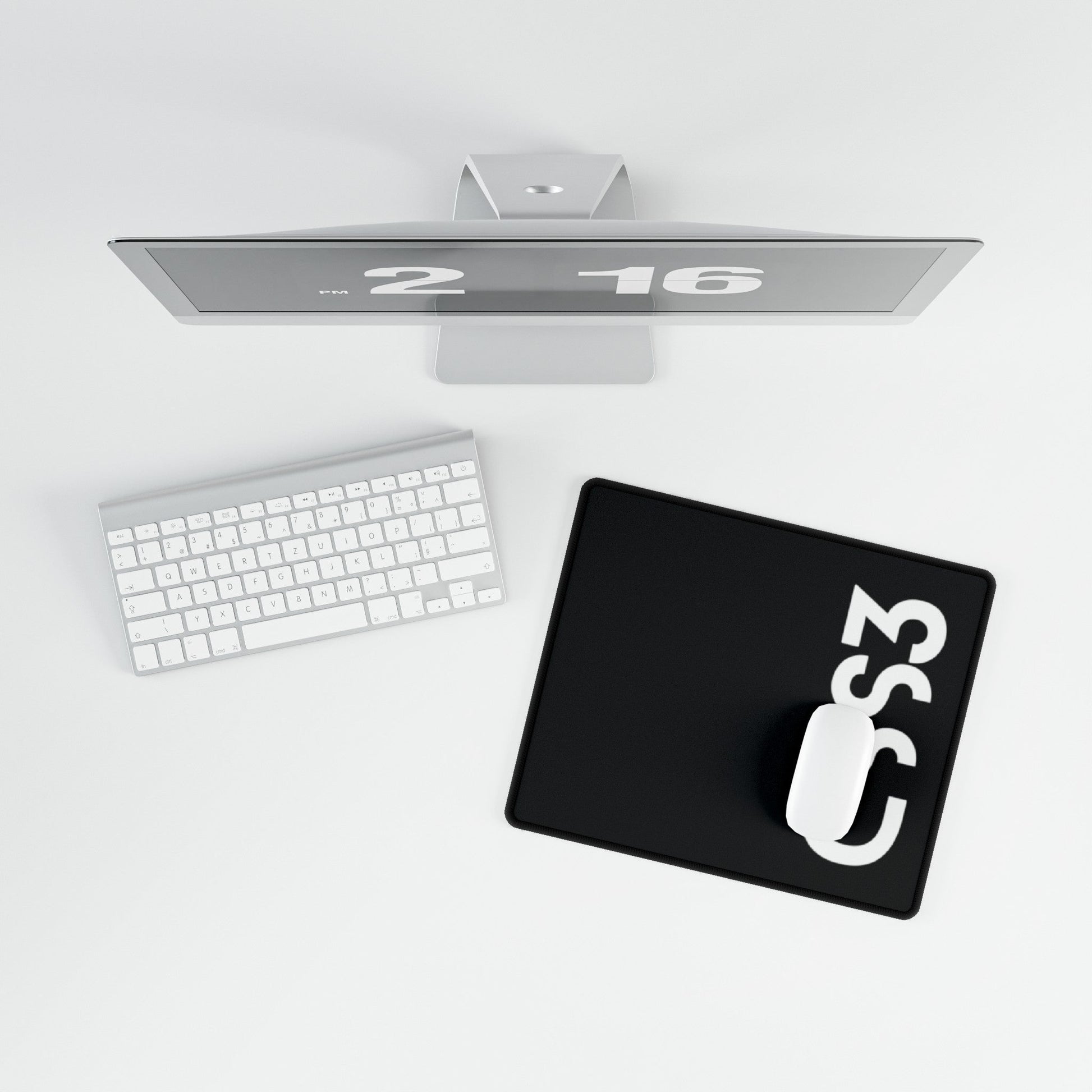 CSS3 Black Desk Mat - Coder Cave