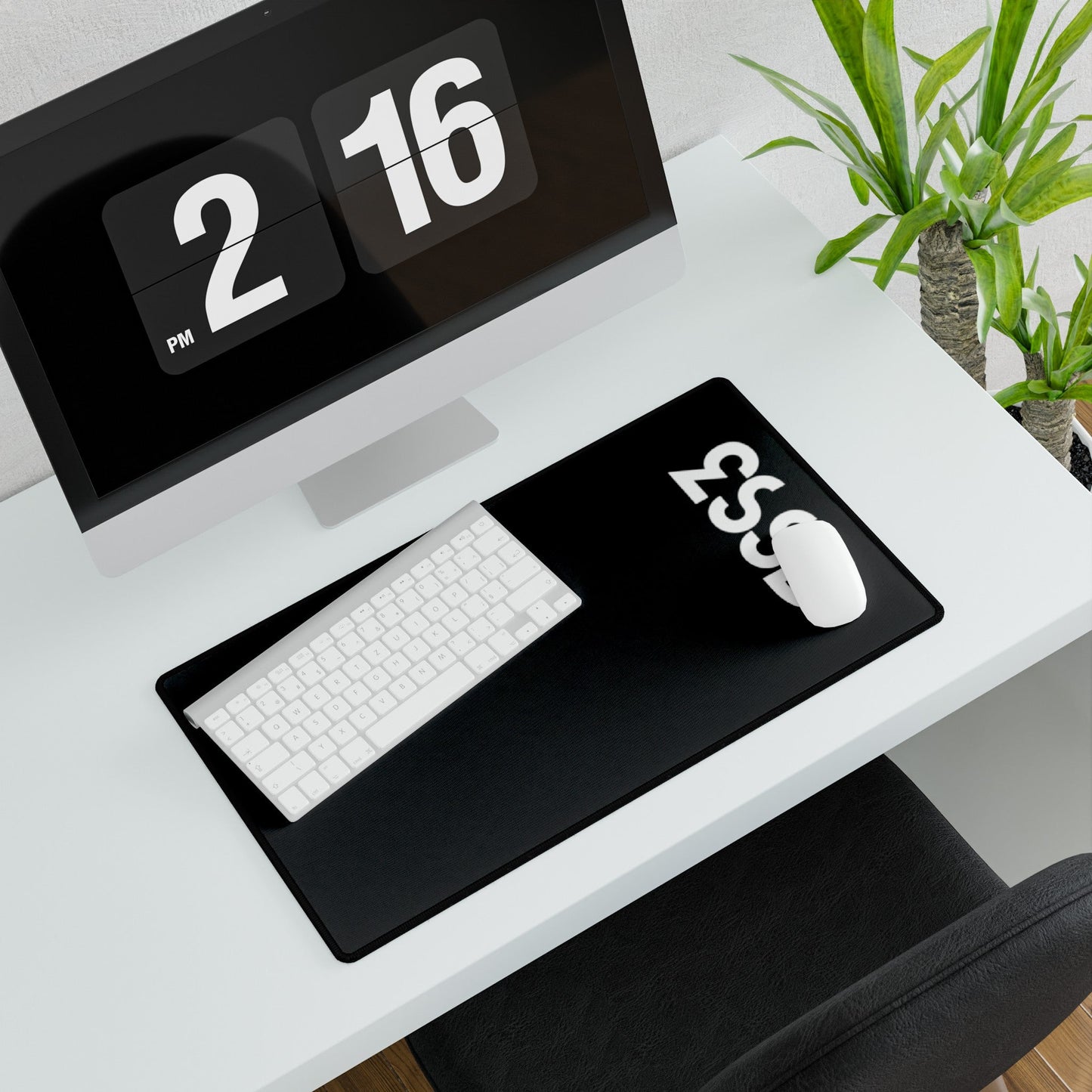 CSS3 Black Desk Mat - Coder Cave