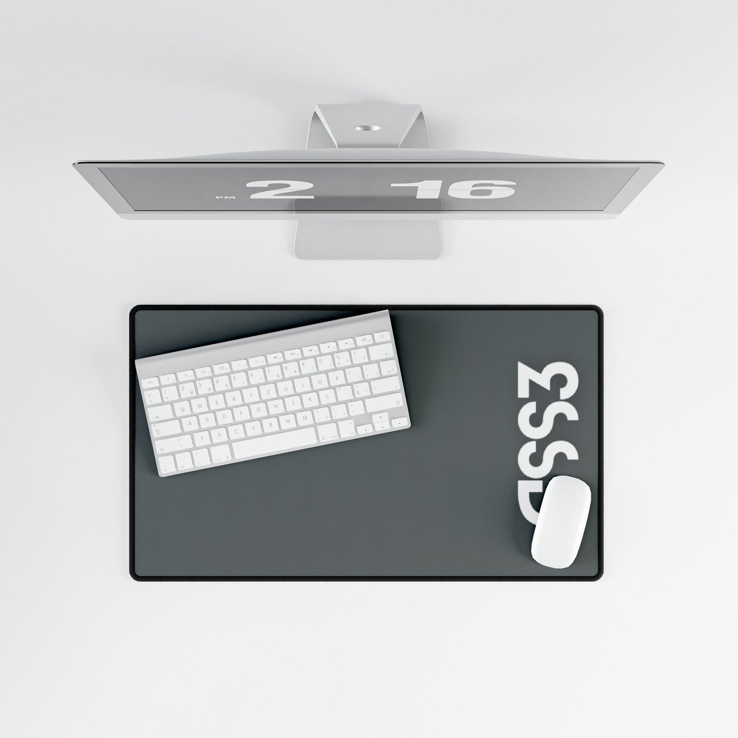 CSS3 Grey Desk Mat - Coder Cave