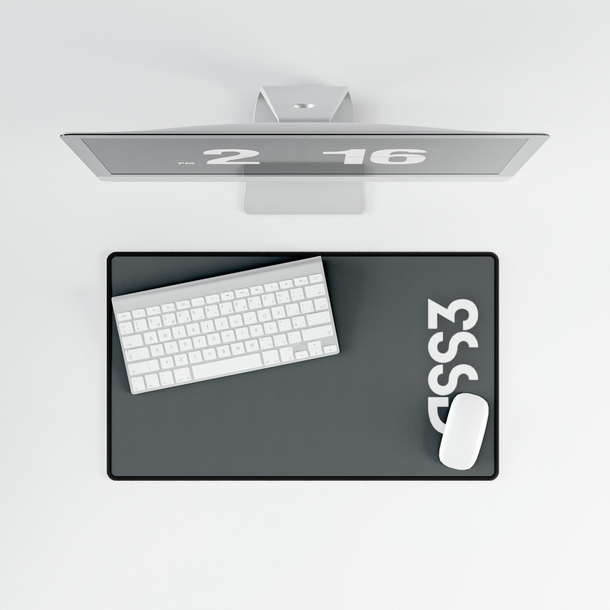 CSS3 Grey Desk Mat - Coder Cave