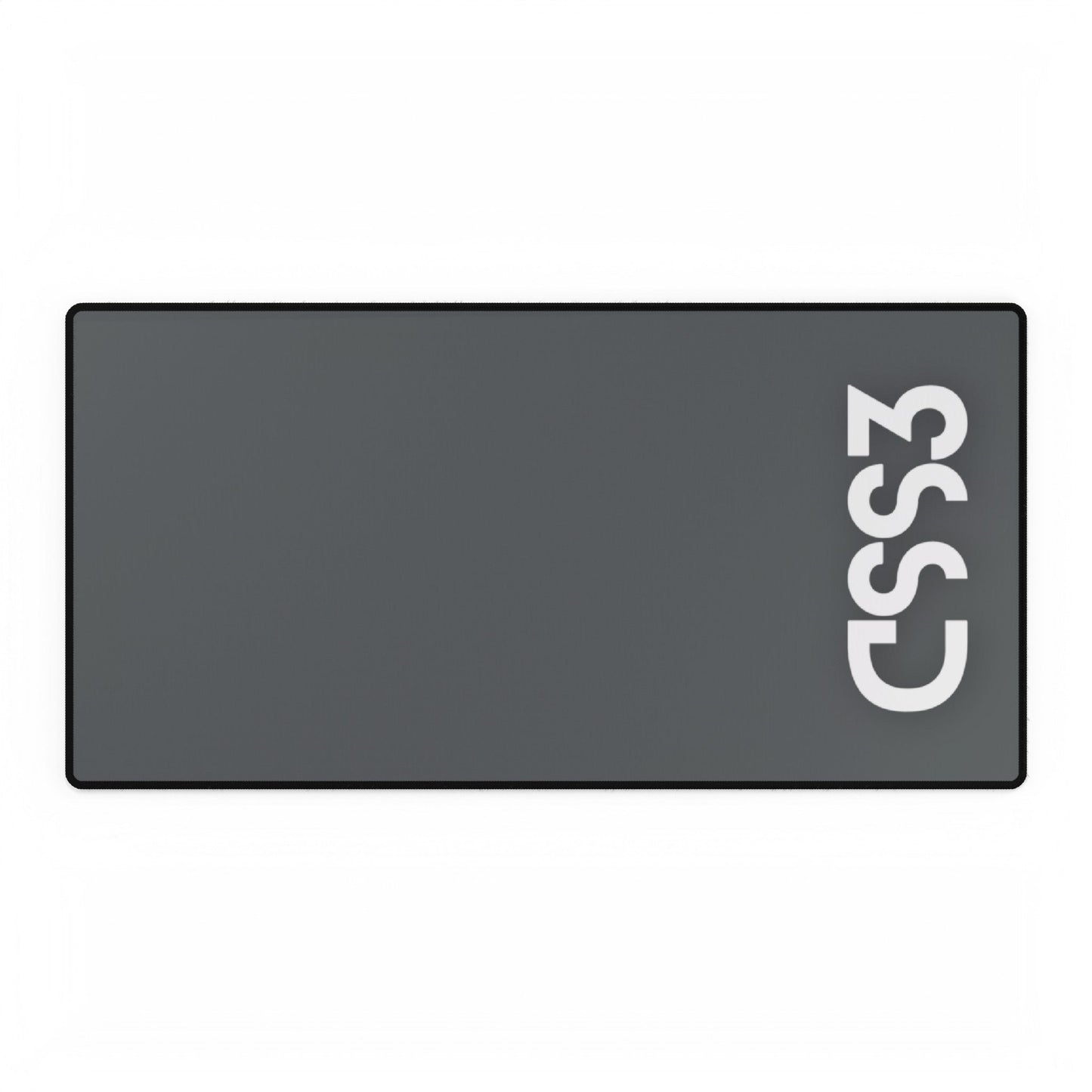 CSS3 Grey Desk Mat - Coder Cave