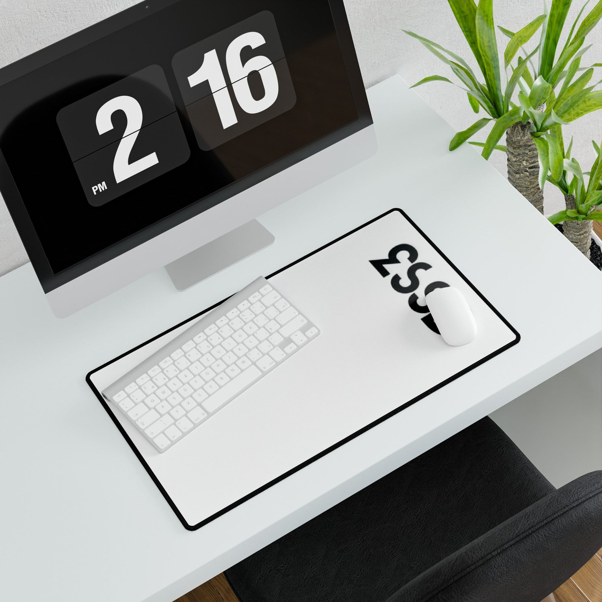 CSS3 White Desk Mat - Coder Cave