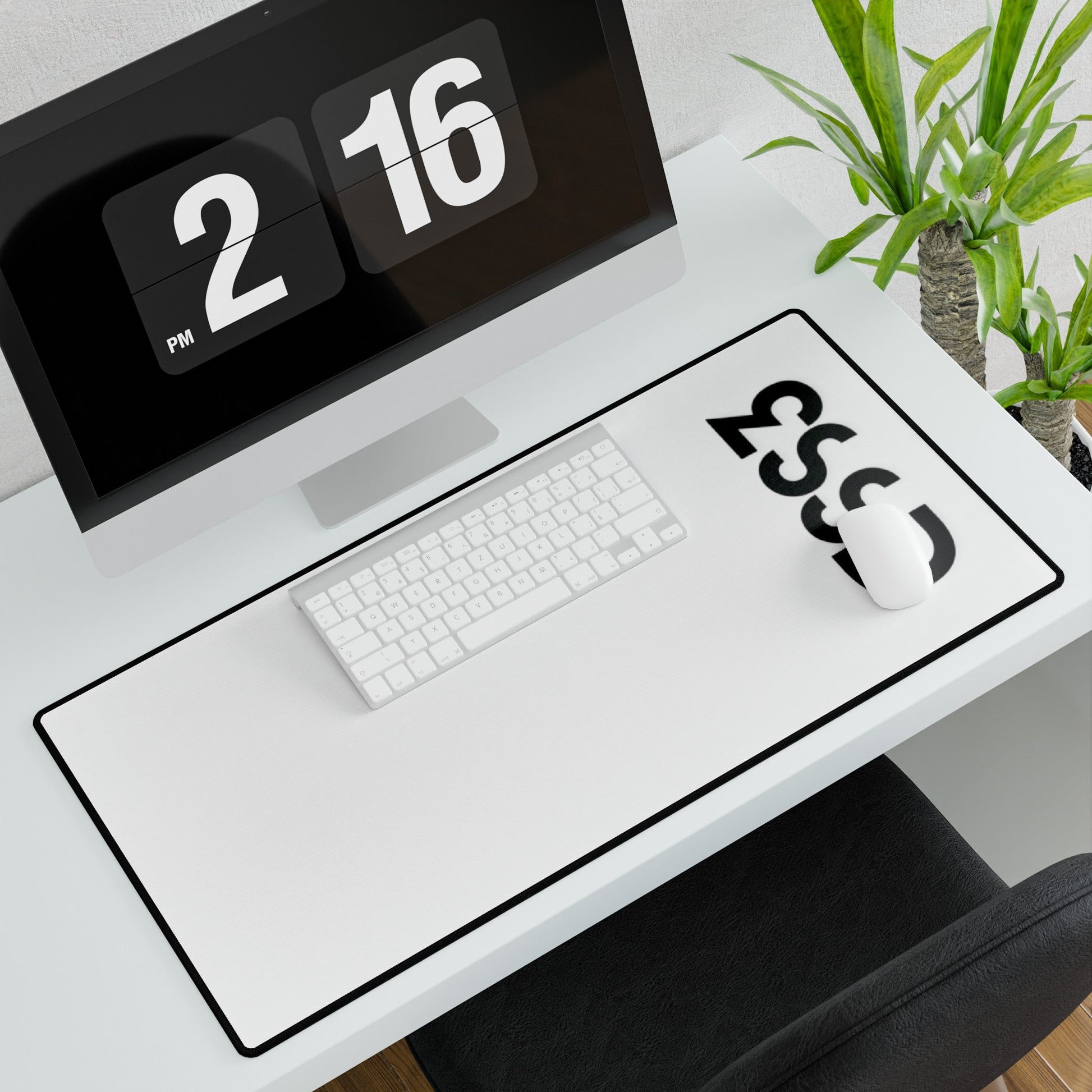 CSS3 White Desk Mat - Coder Cave