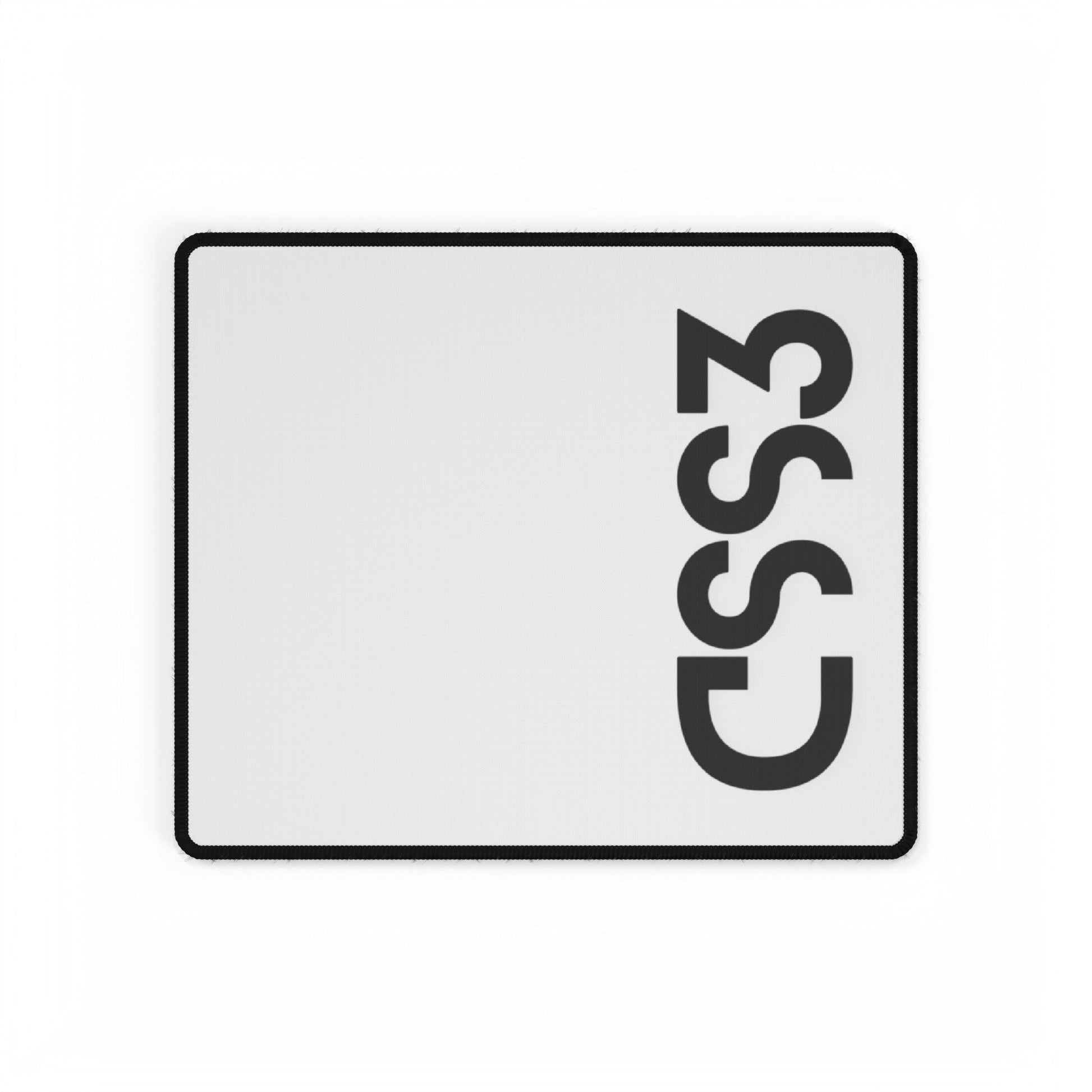 CSS3 White Desk Mat - Coder Cave