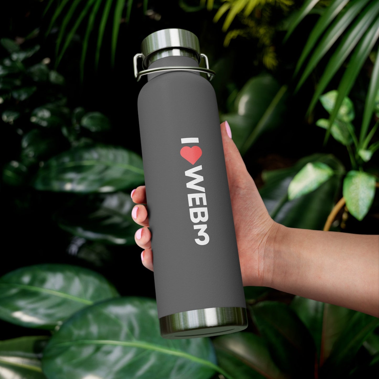 I <3 WEB3 Copper Vacuum Insulated Bottle, 22oz - Coder Cave