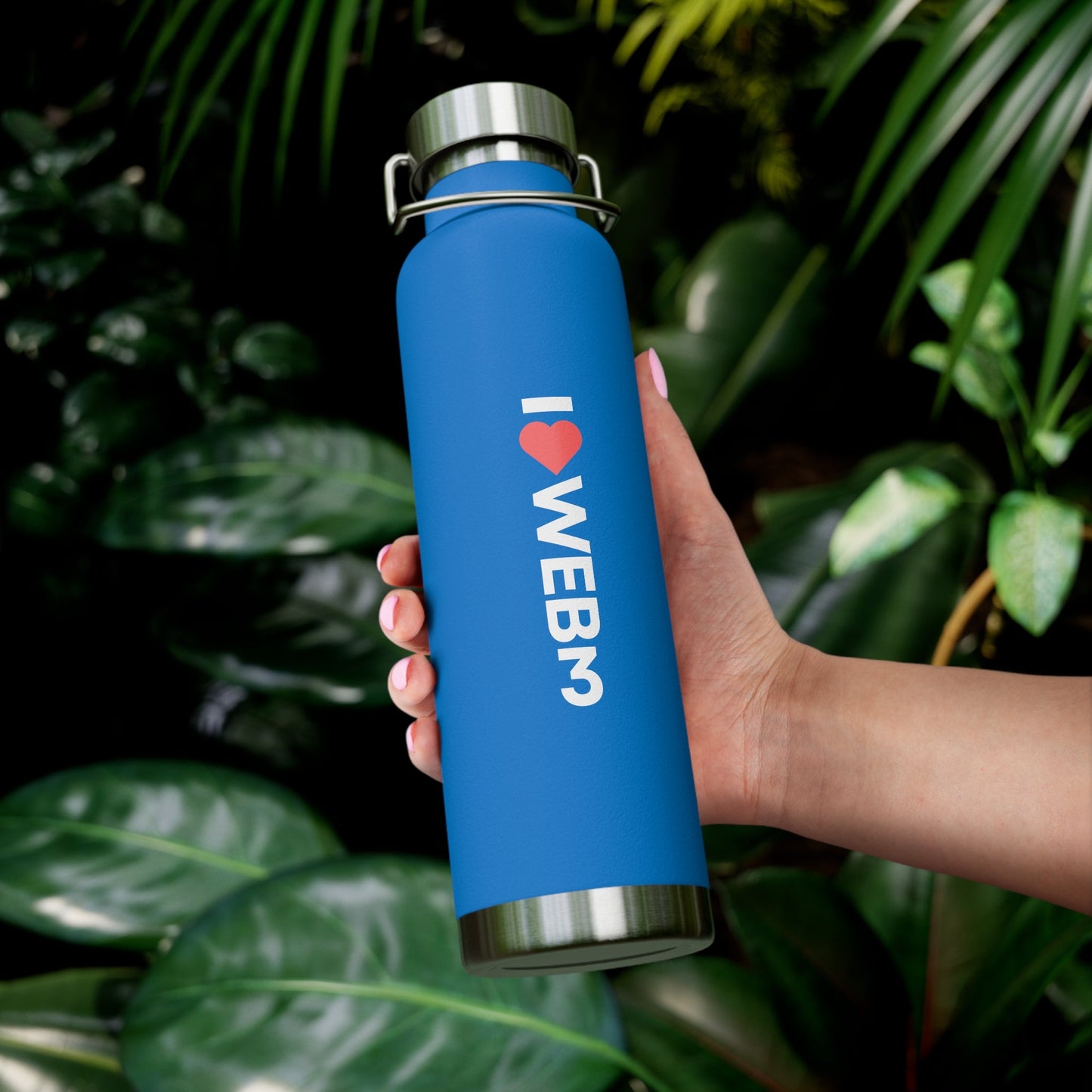 I <3 WEB3 Copper Vacuum Insulated Bottle, 22oz - Coder Cave