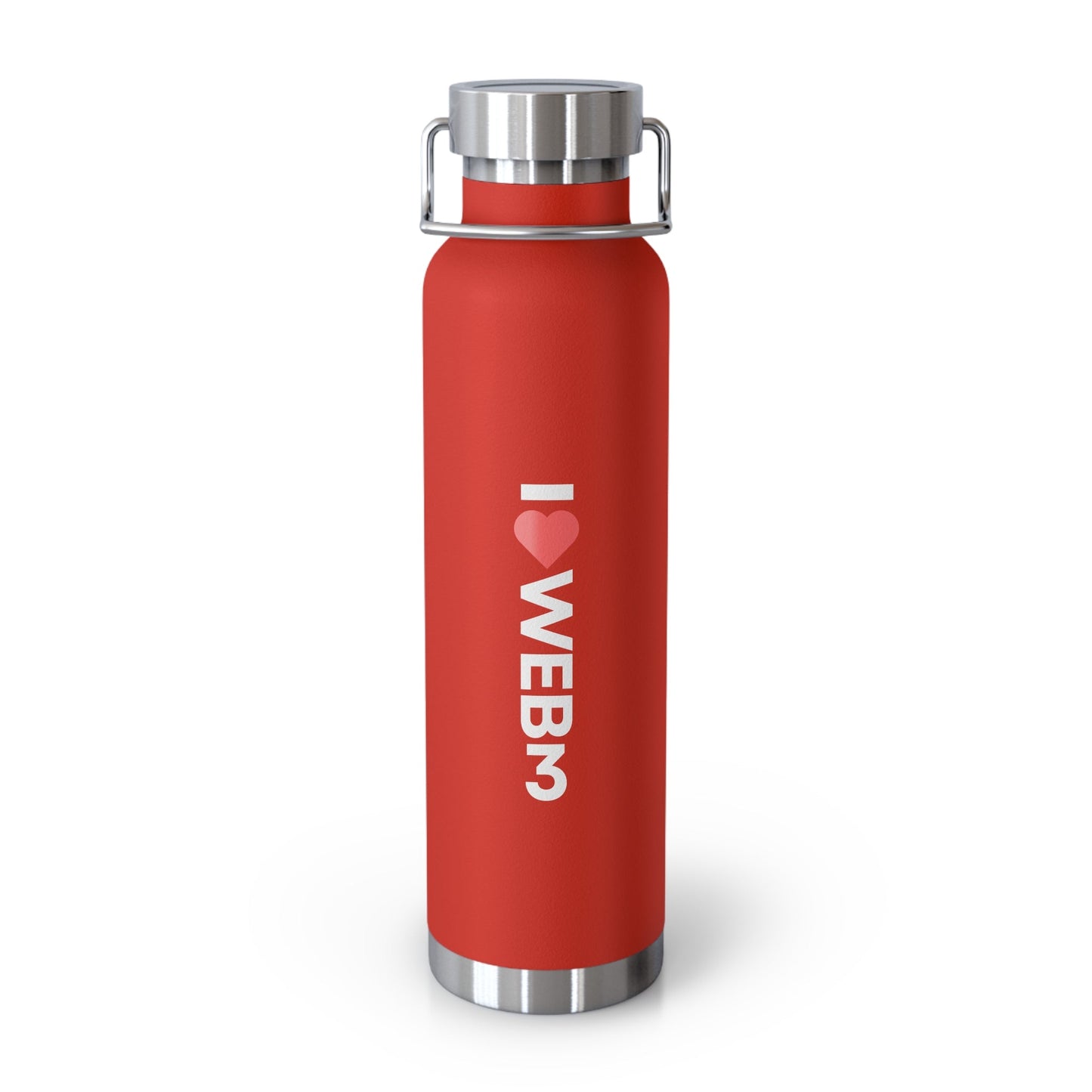 I <3 WEB3 Copper Vacuum Insulated Bottle, 22oz - Coder Cave
