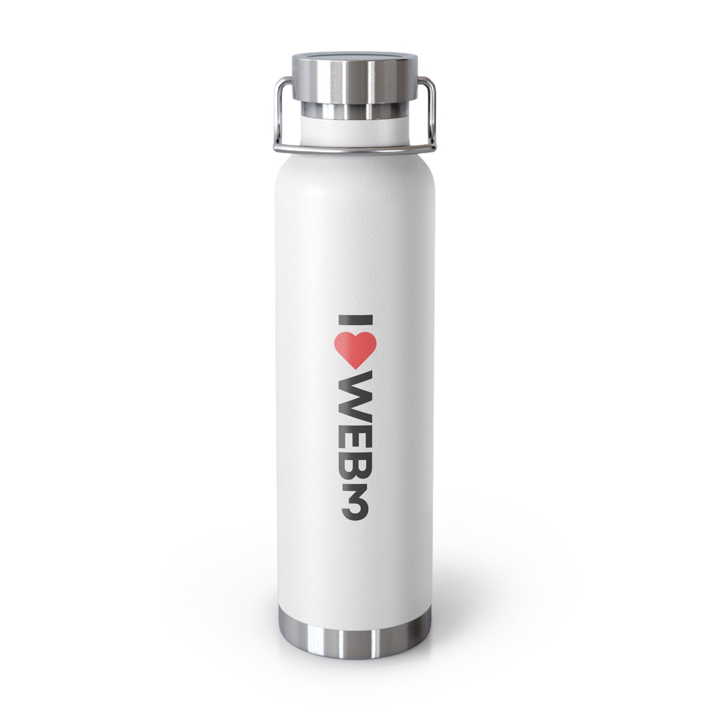I <3 WEB3 Copper Vacuum Insulated Bottle, 22oz - Coder Cave