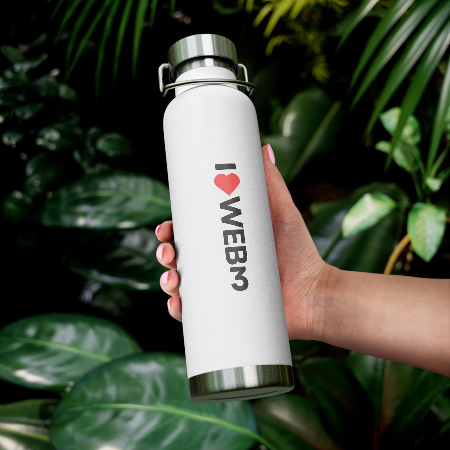 I <3 WEB3 Copper Vacuum Insulated Bottle, 22oz - Coder Cave