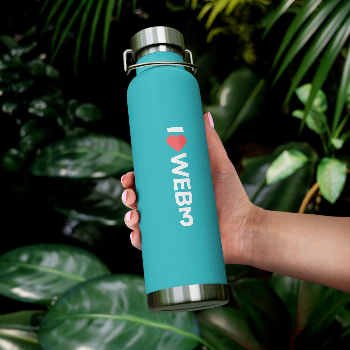 I <3 WEB3 Copper Vacuum Insulated Bottle, 22oz - Coder Cave