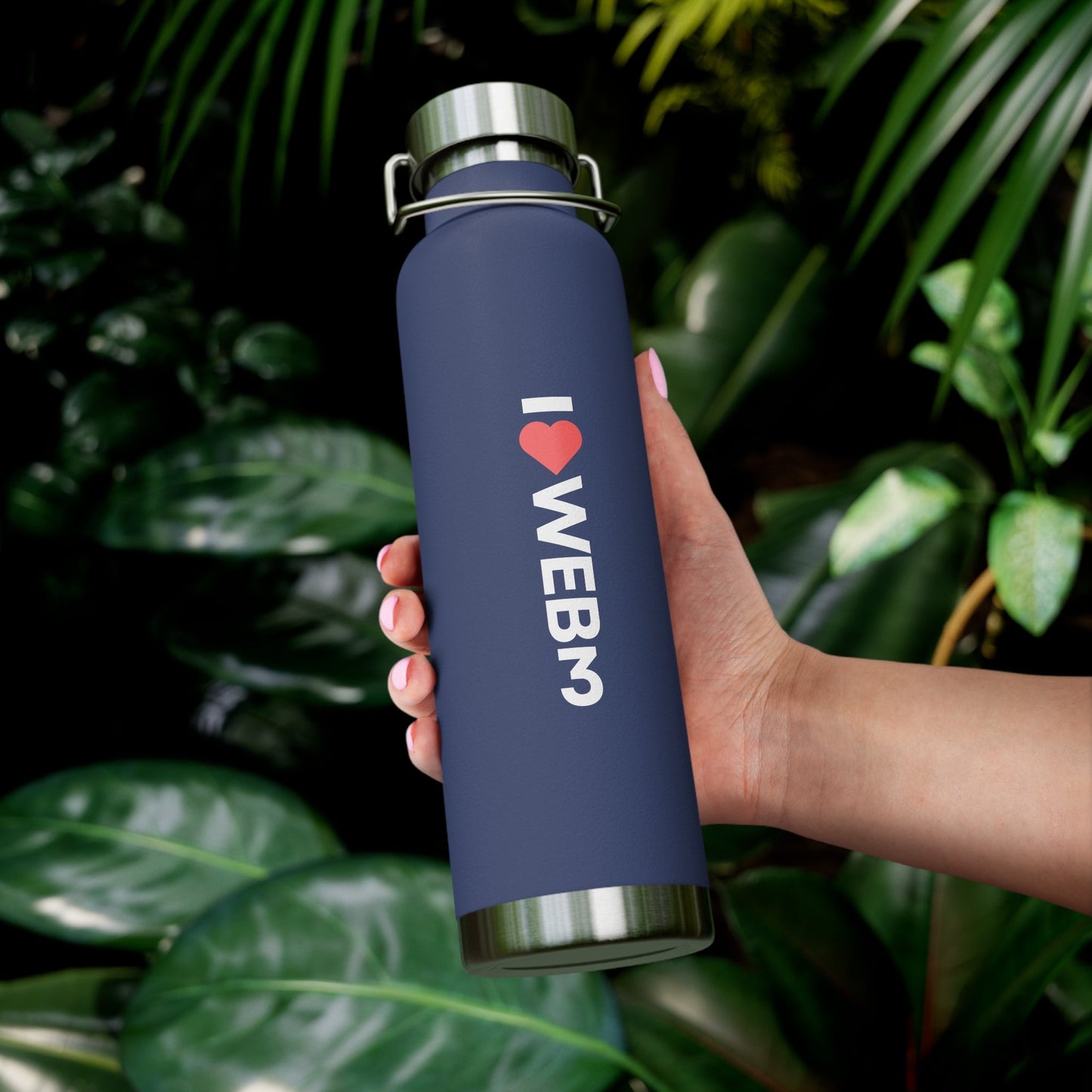 I <3 WEB3 Copper Vacuum Insulated Bottle, 22oz - Coder Cave