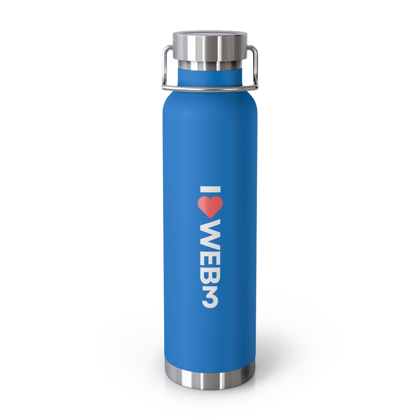 I <3 WEB3 Copper Vacuum Insulated Bottle, 22oz - Coder Cave