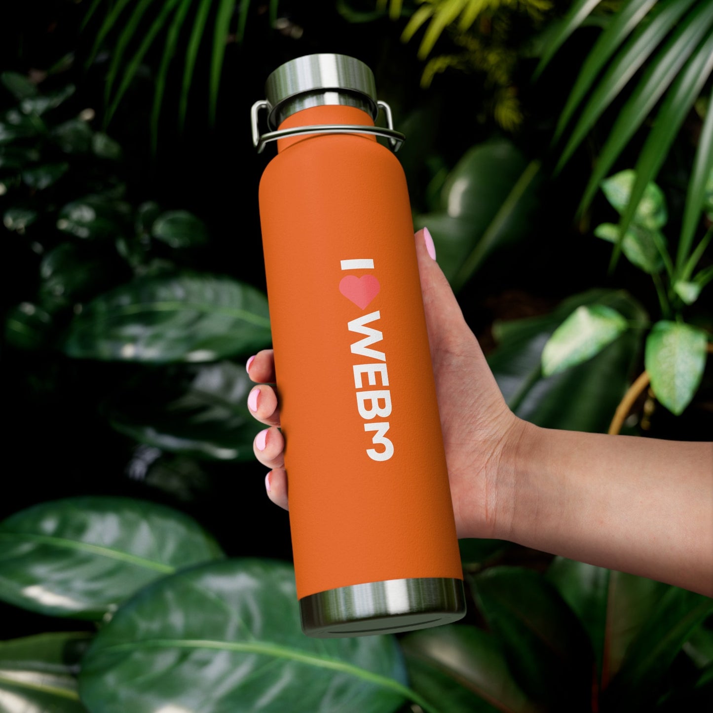I <3 WEB3 Copper Vacuum Insulated Bottle, 22oz - Coder Cave