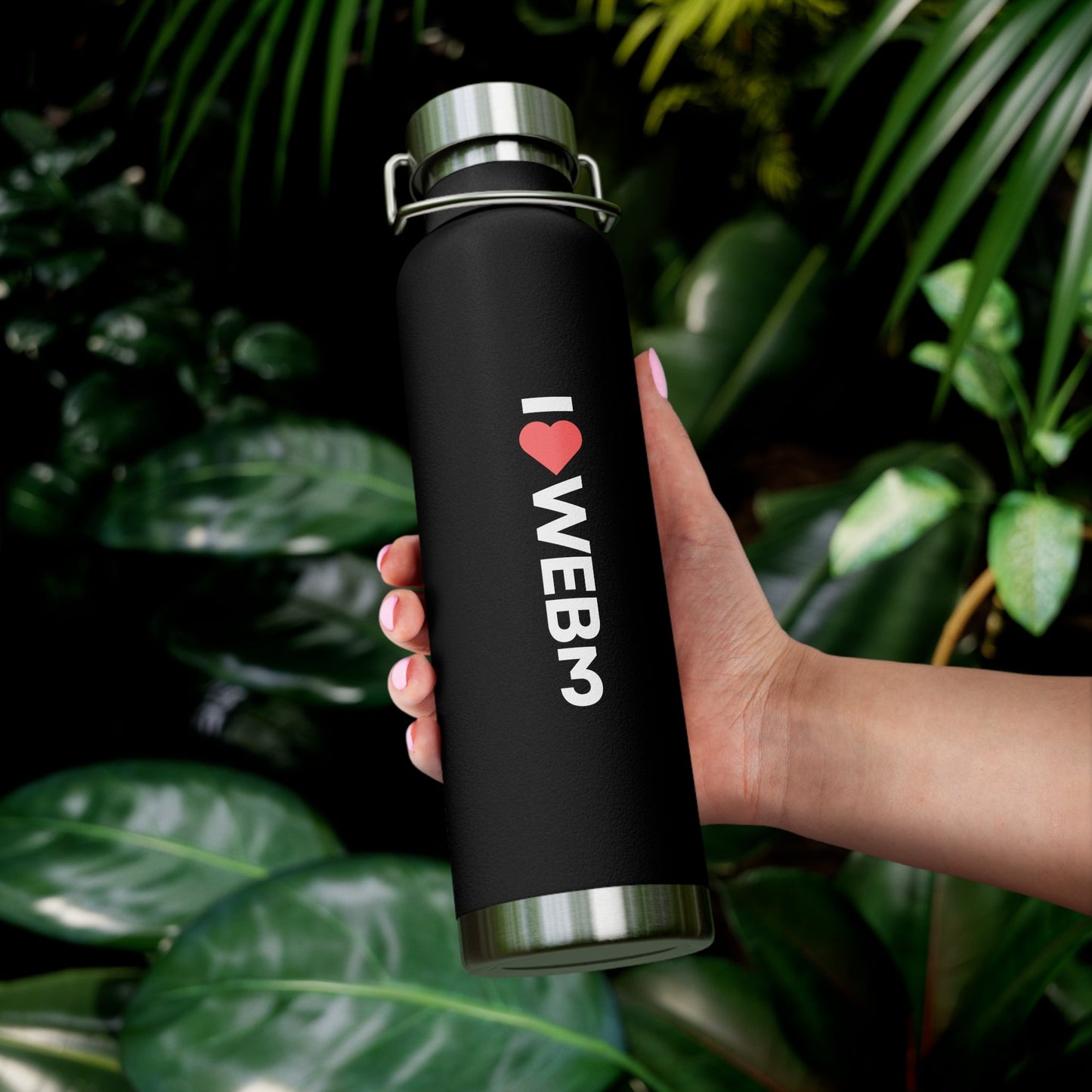 I <3 WEB3 Copper Vacuum Insulated Bottle, 22oz - Coder Cave