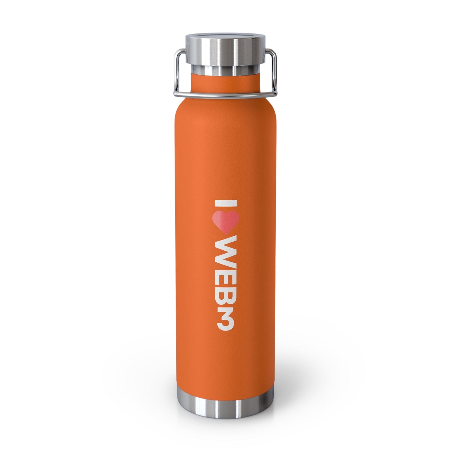 I <3 WEB3 Copper Vacuum Insulated Bottle, 22oz - Coder Cave