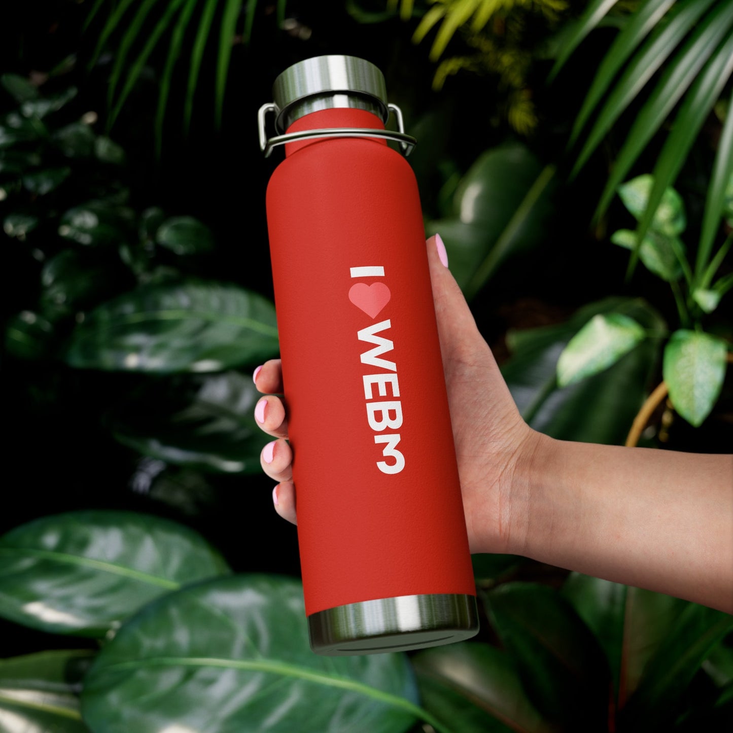 I <3 WEB3 Copper Vacuum Insulated Bottle, 22oz - Coder Cave
