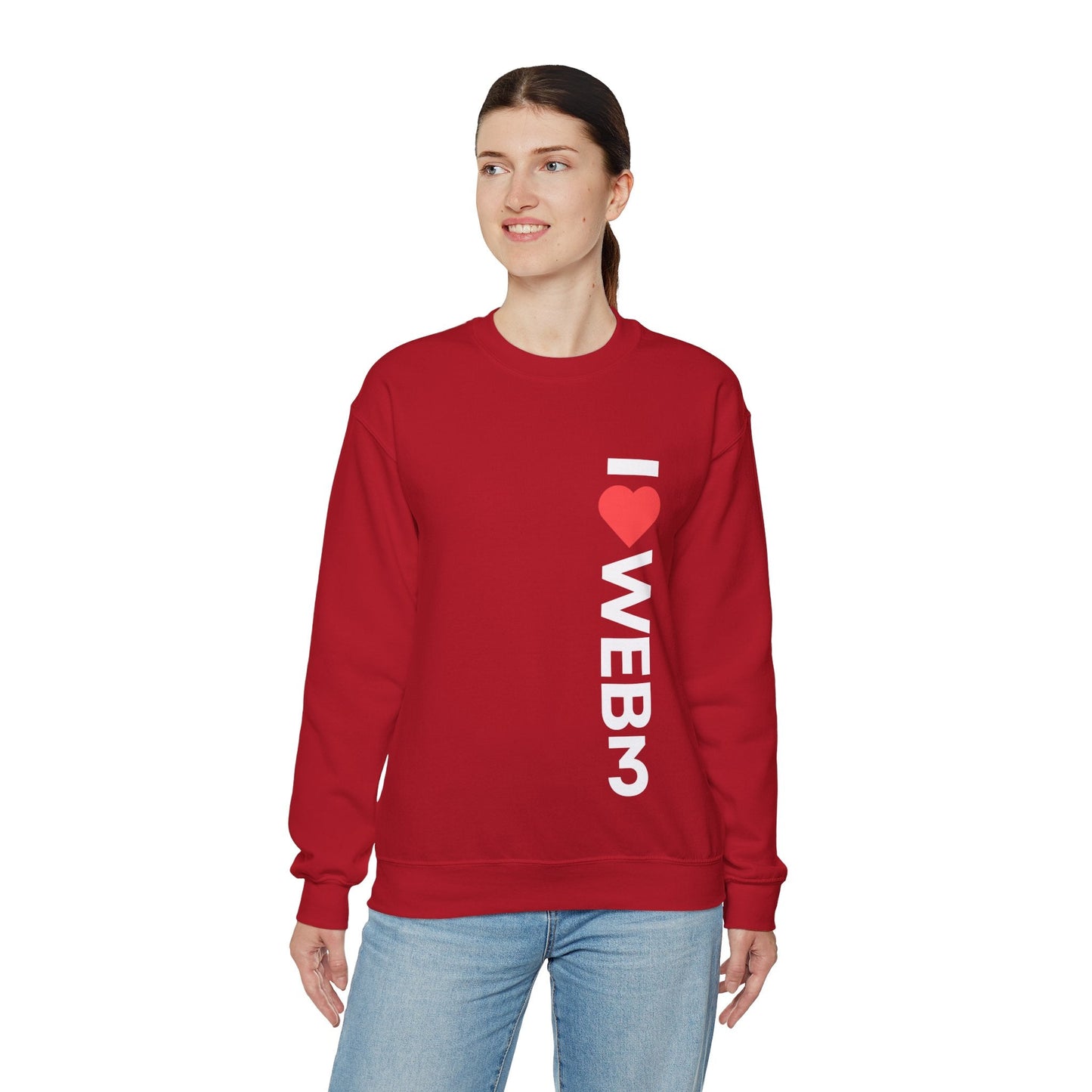 I <3 WEB3 Sweatshirt - Coder Cave