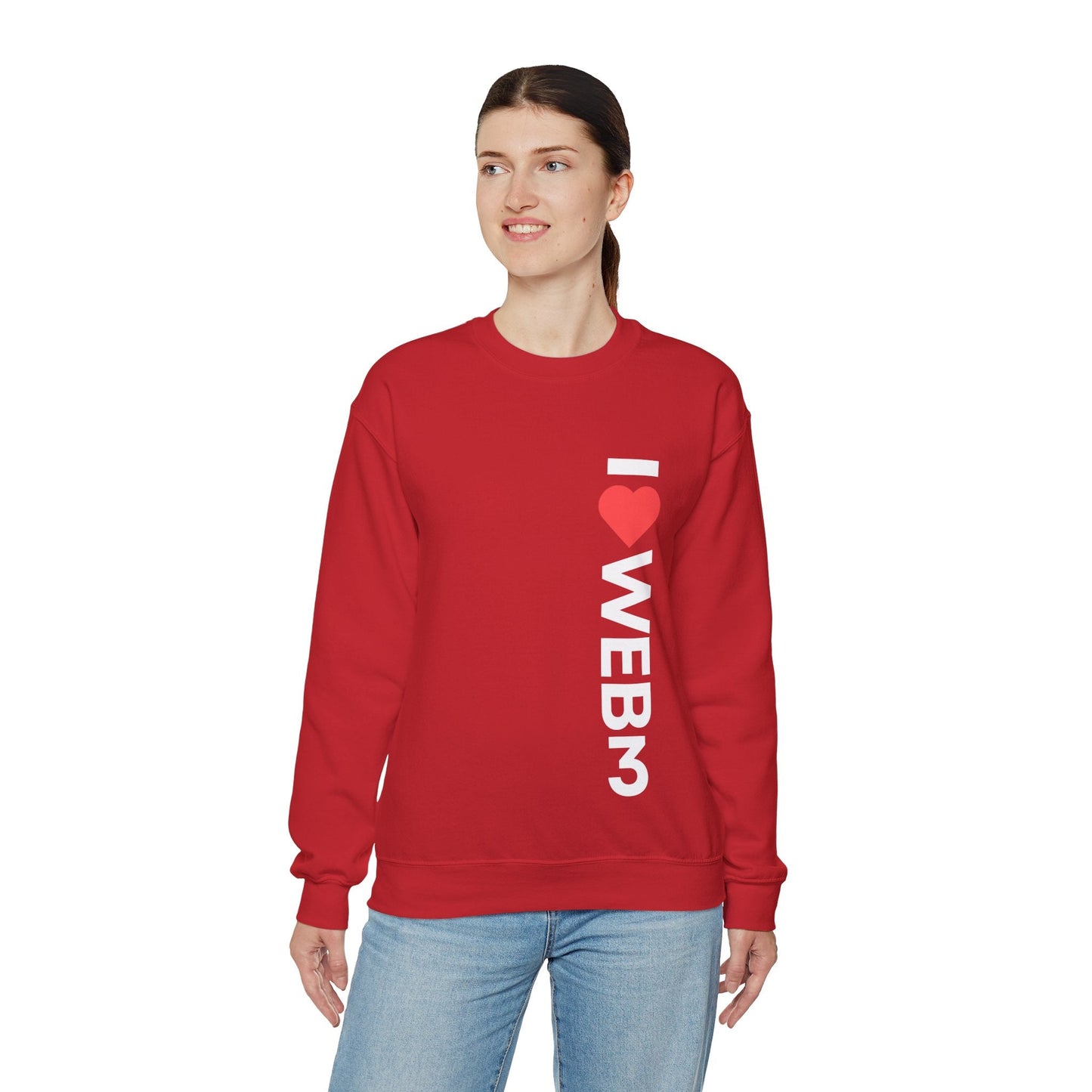 I <3 WEB3 Sweatshirt - Coder Cave
