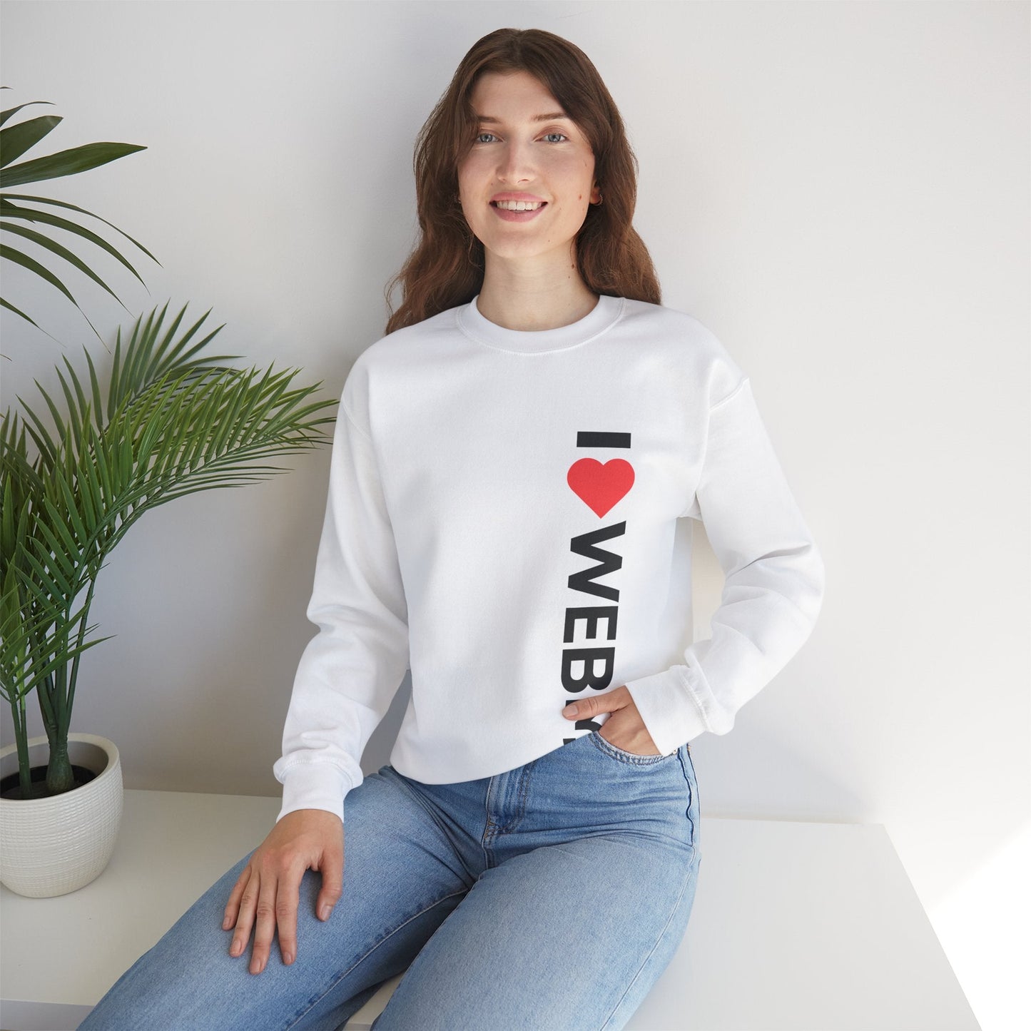 I <3 WEB3 Sweatshirt - Coder Cave