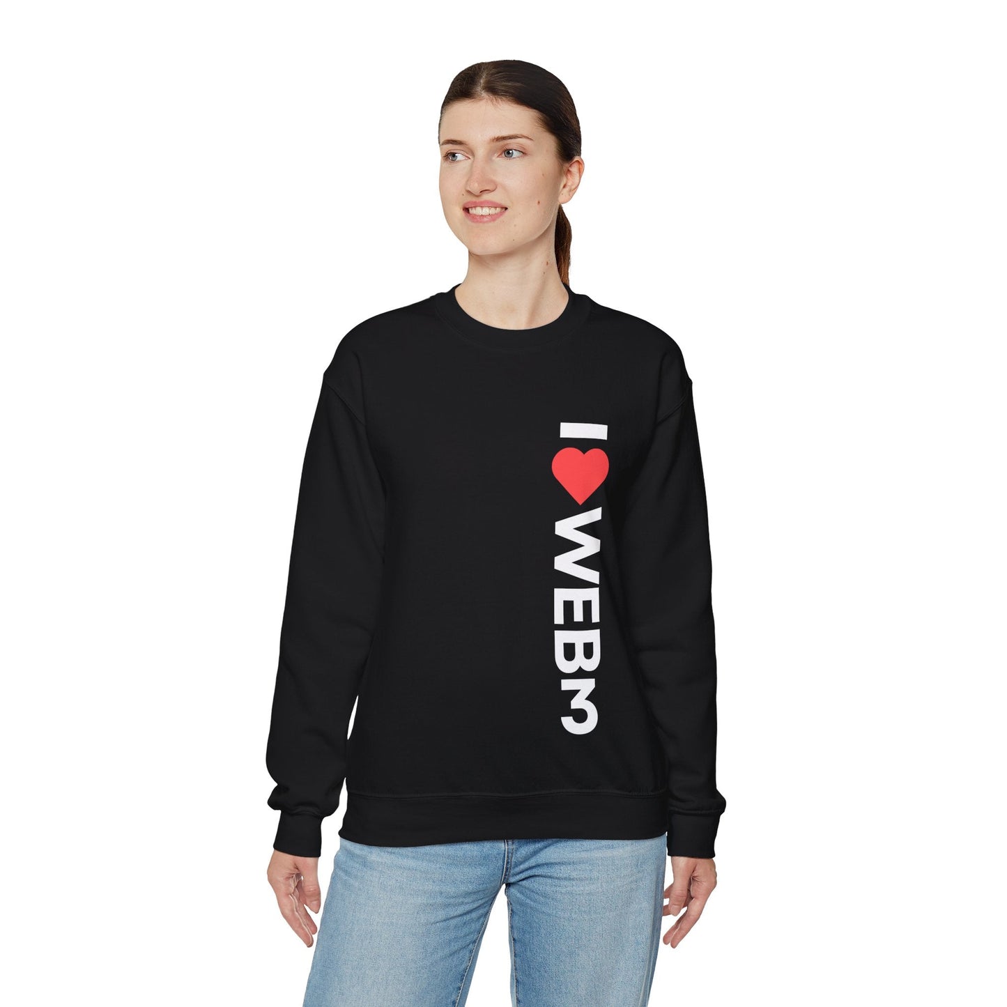 I <3 WEB3 Sweatshirt - Coder Cave