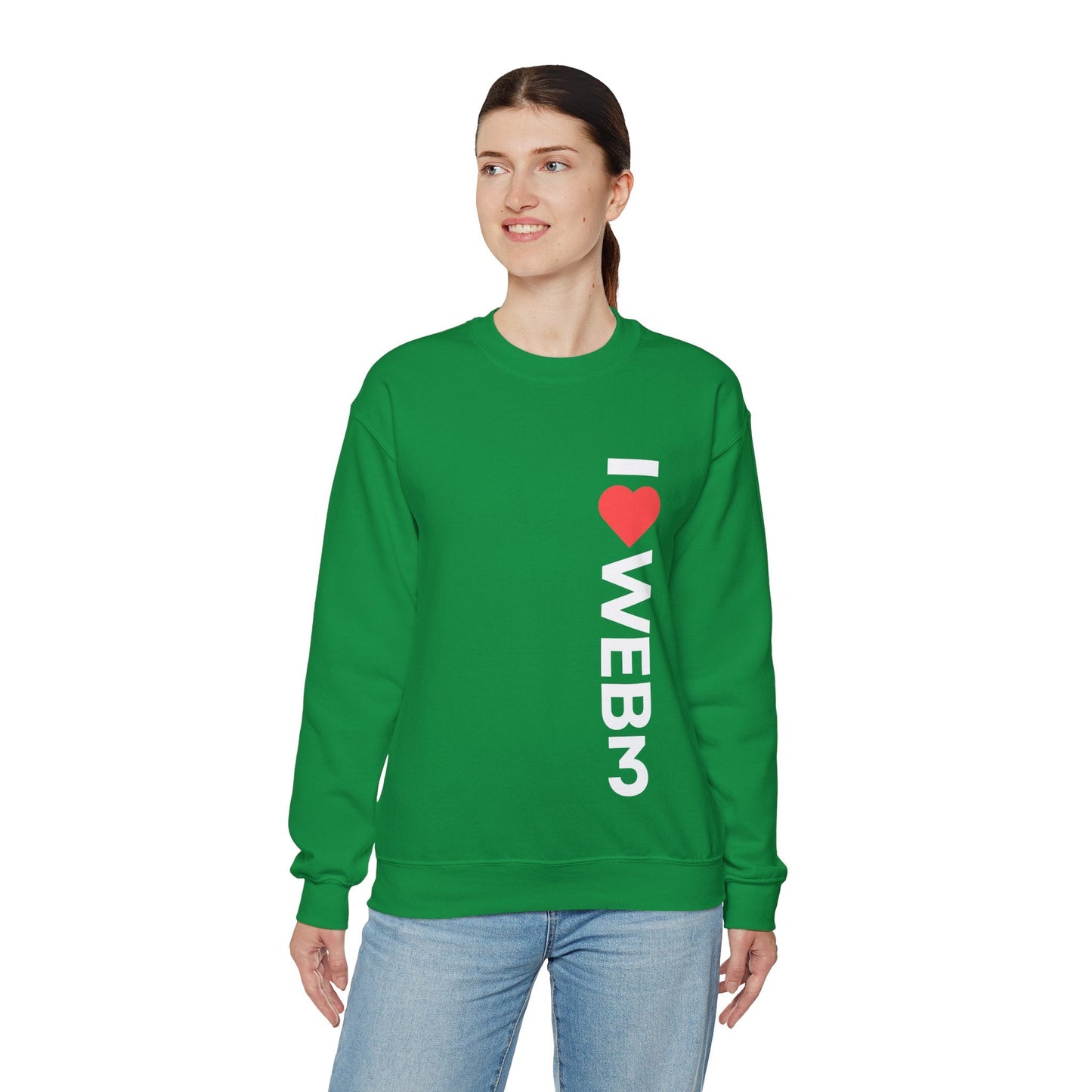 I <3 WEB3 Sweatshirt - Coder Cave