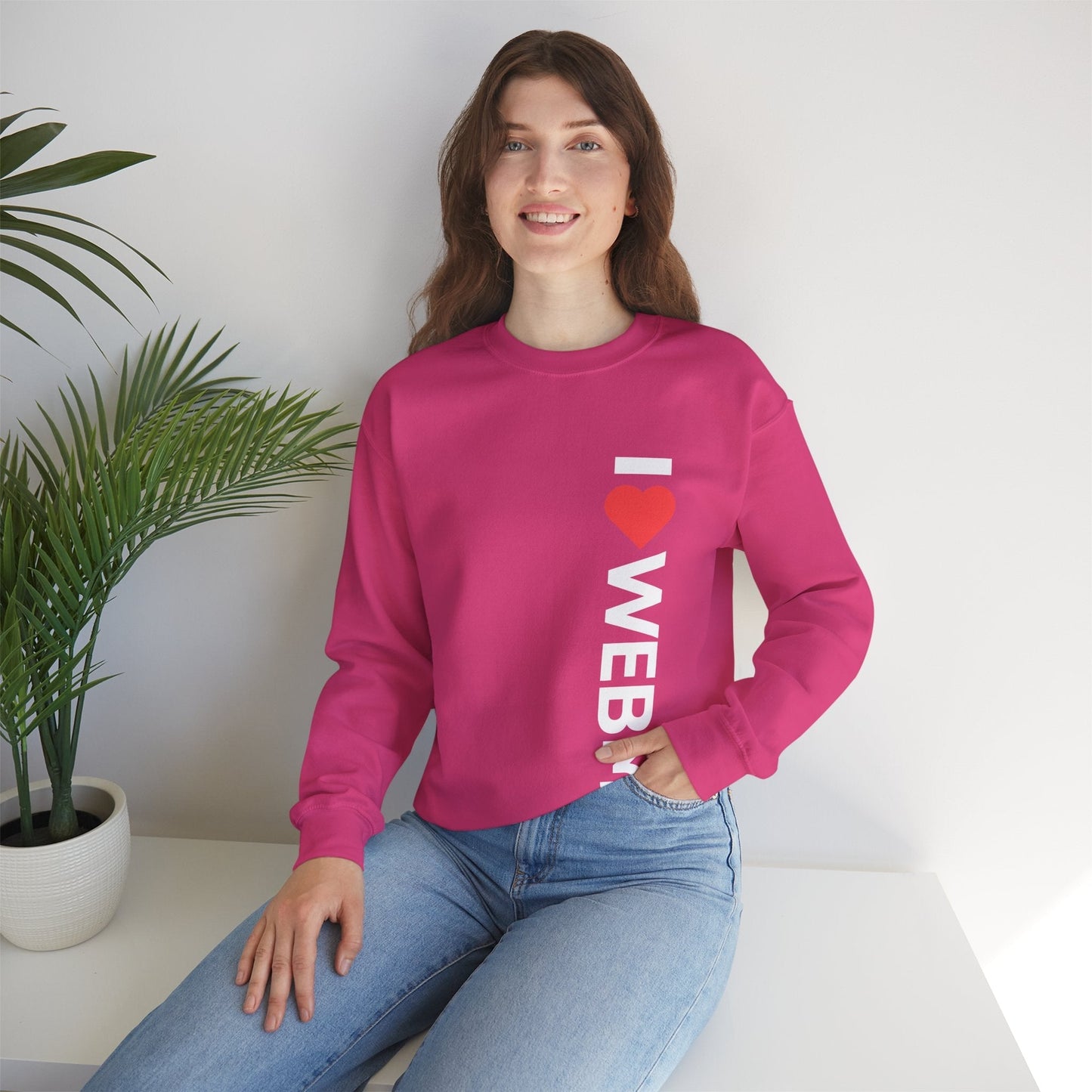 I <3 WEB3 Sweatshirt - Coder Cave