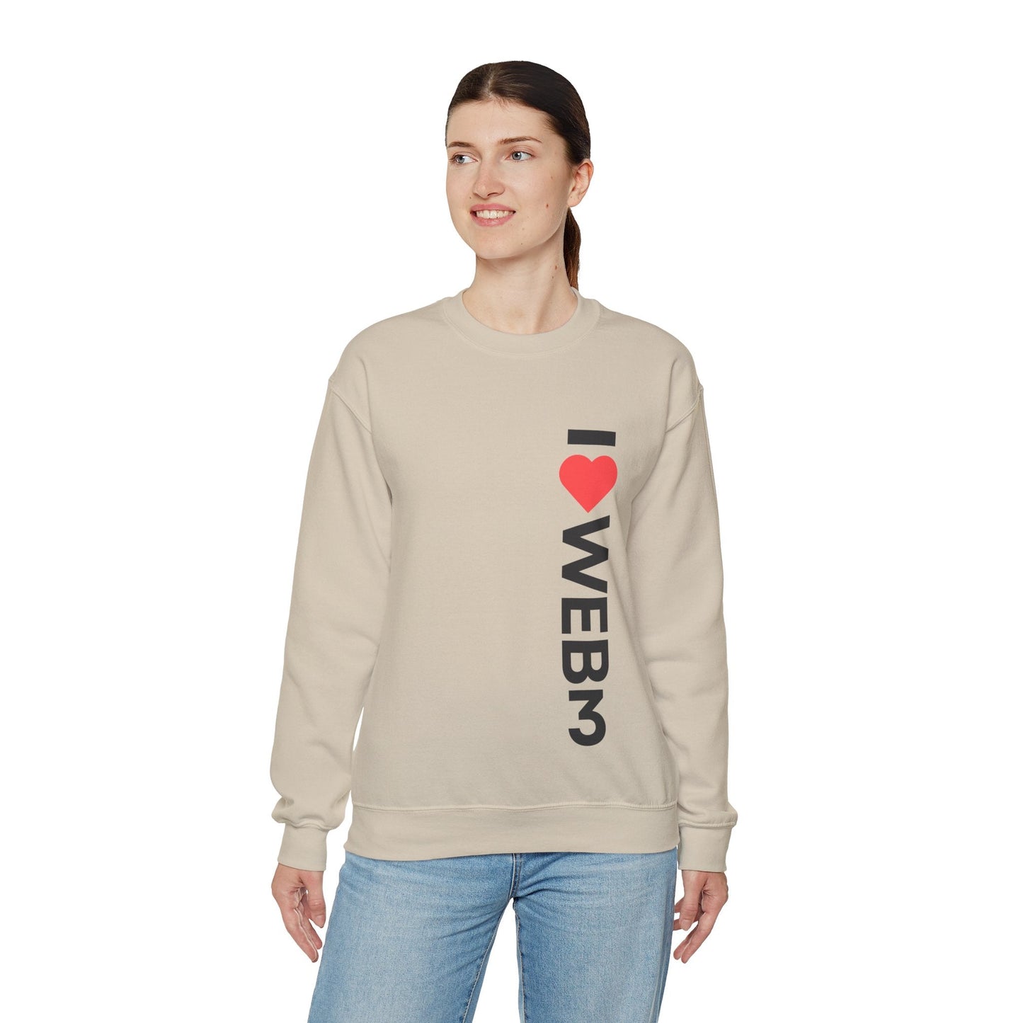 I <3 WEB3 Sweatshirt - Coder Cave