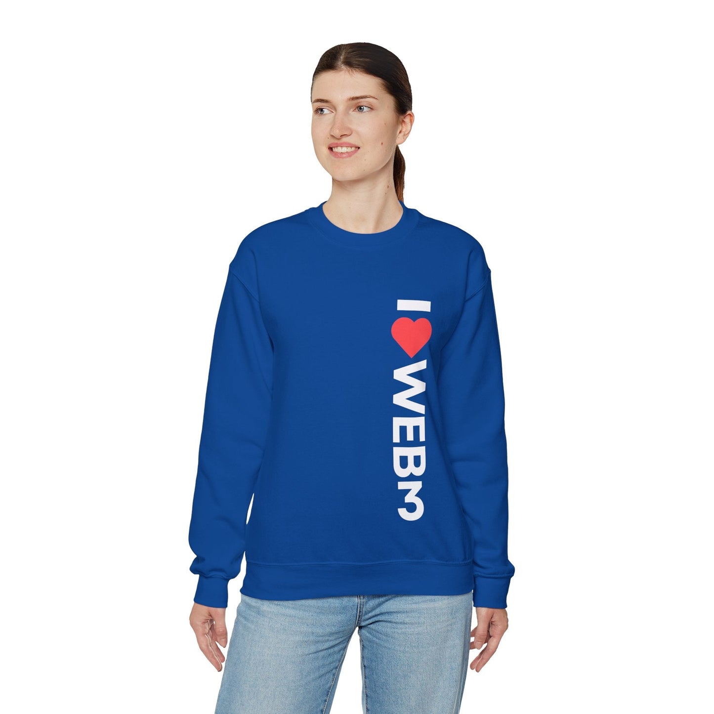I <3 WEB3 Sweatshirt - Coder Cave
