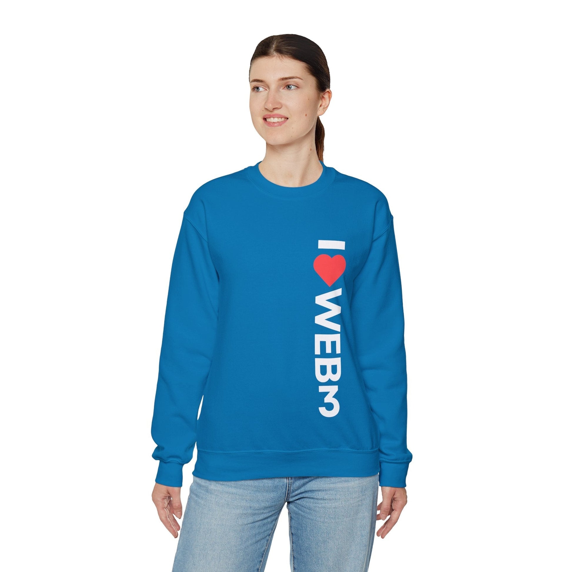 I <3 WEB3 Sweatshirt - Coder Cave