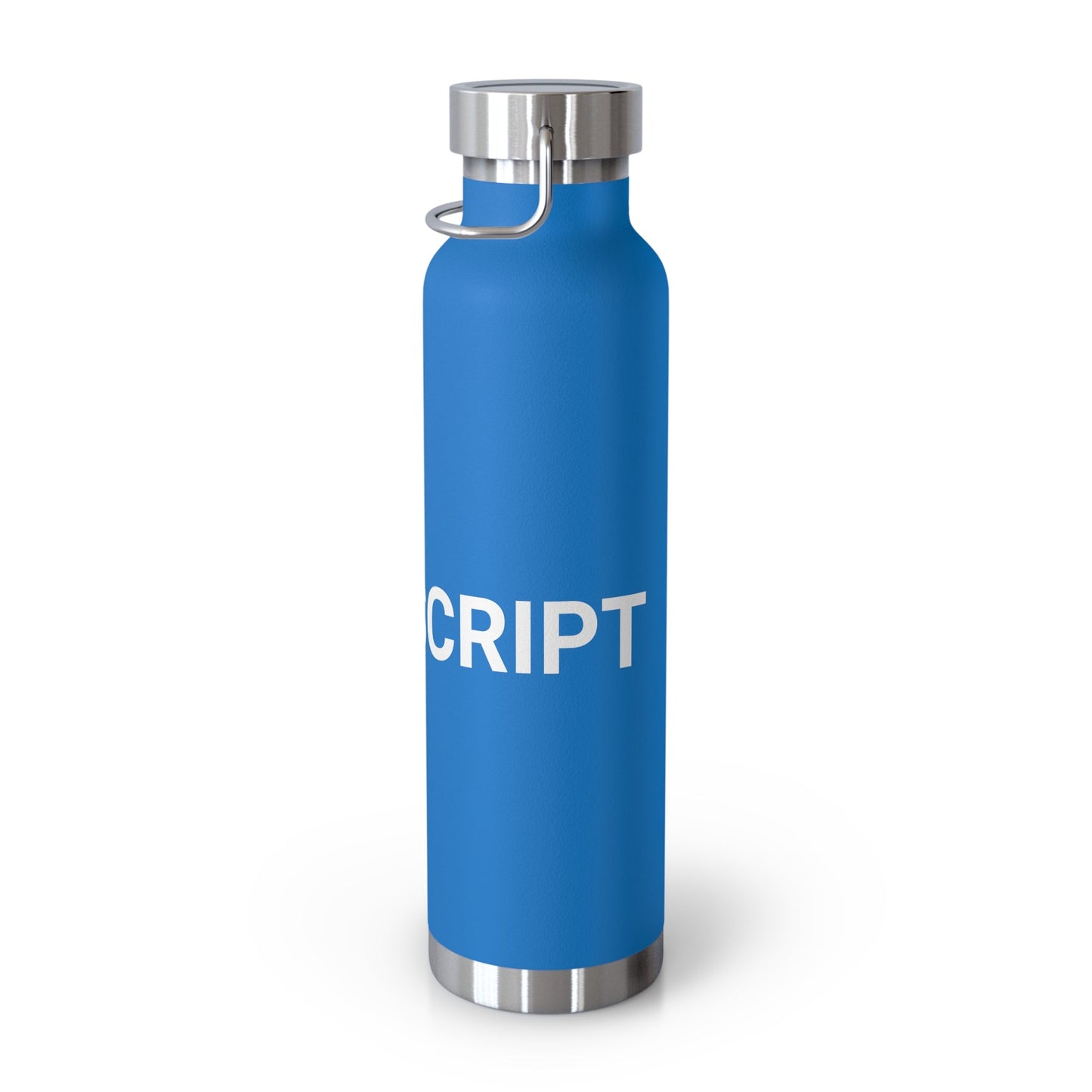 "I am JavaScript" Copper Vacuum Insulated Bottle, 22oz - Coder Cave