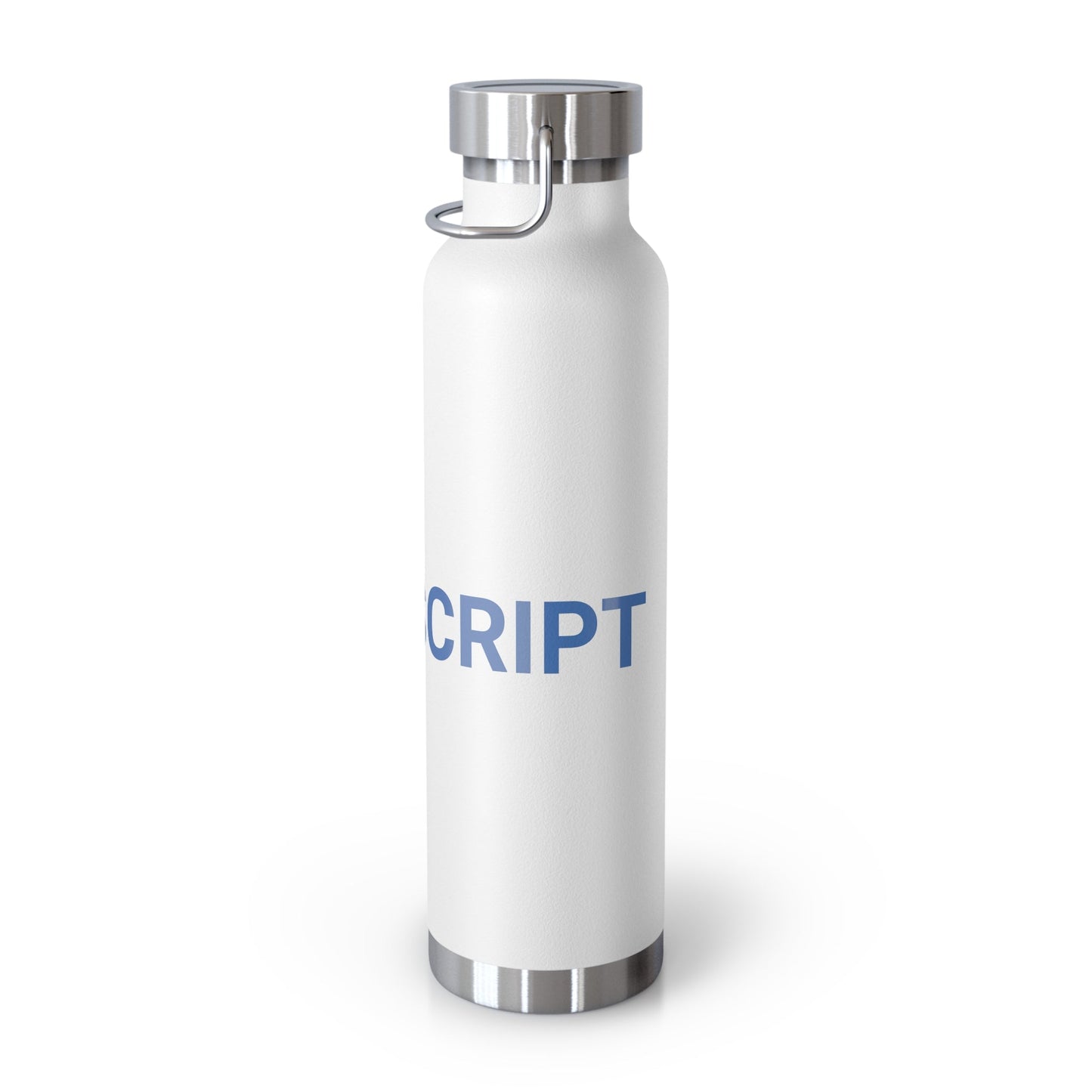"I am JavaScript" Copper Vacuum Insulated Bottle, 22oz - Coder Cave