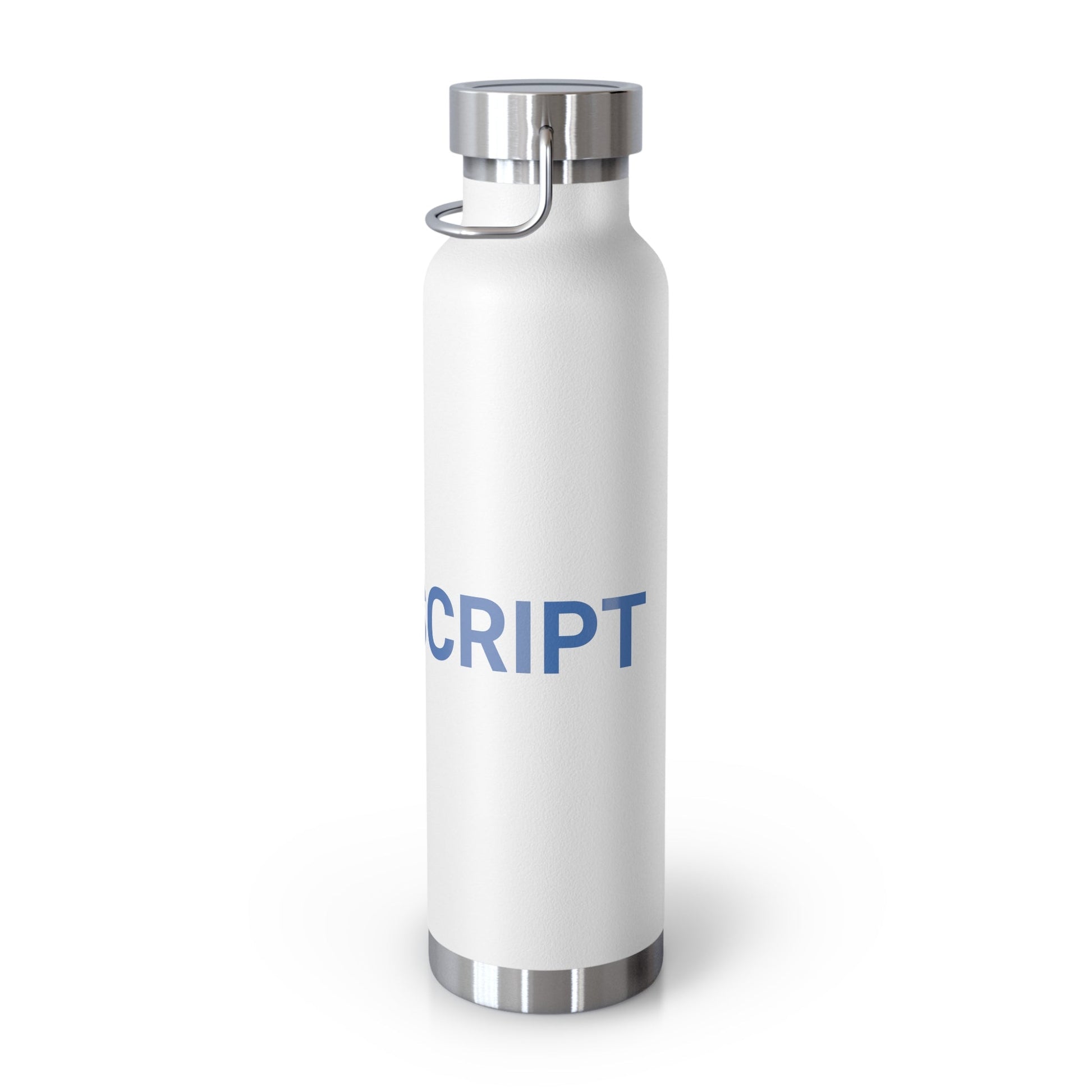 "I am JavaScript" Copper Vacuum Insulated Bottle, 22oz - Coder Cave