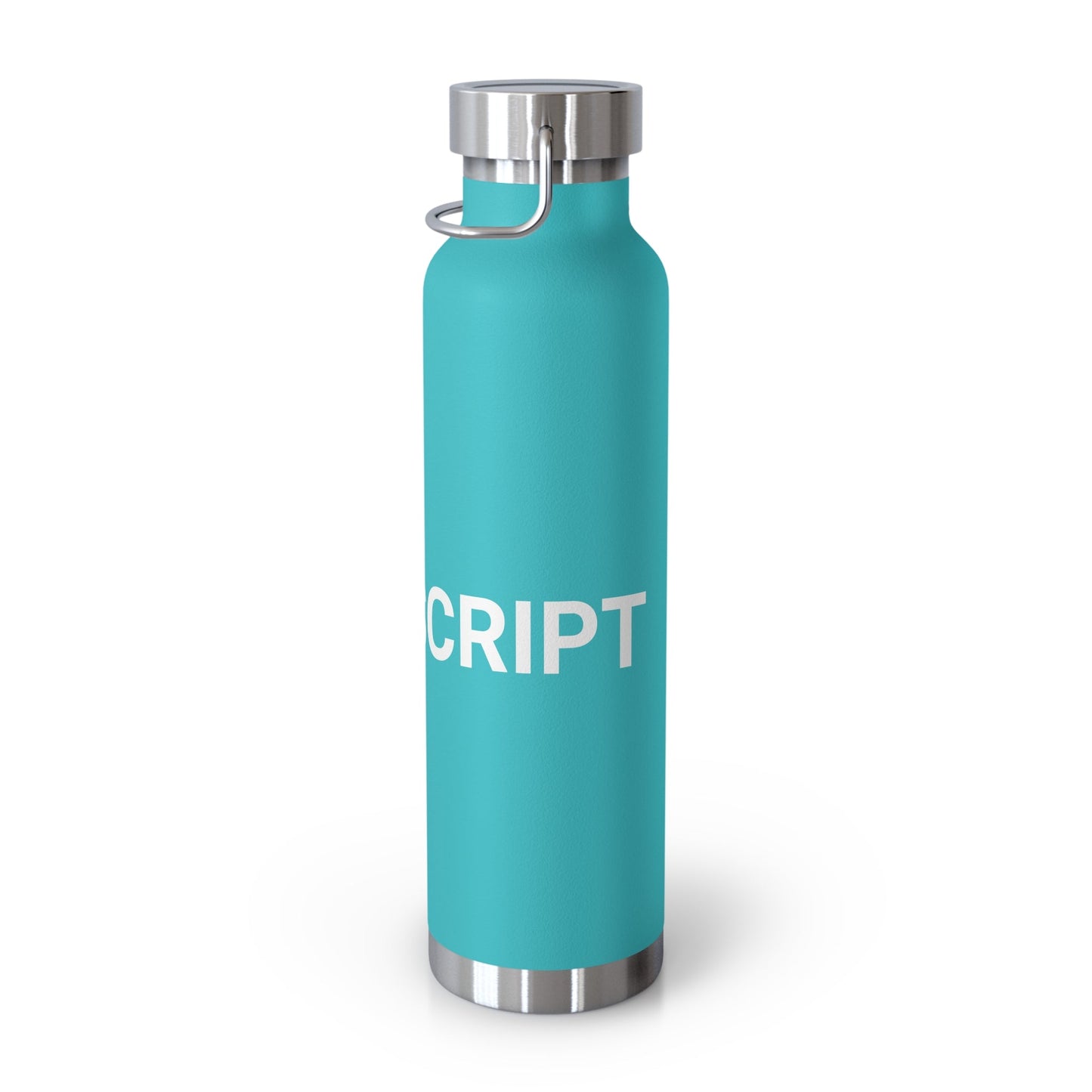 "I am JavaScript" Copper Vacuum Insulated Bottle, 22oz - Coder Cave