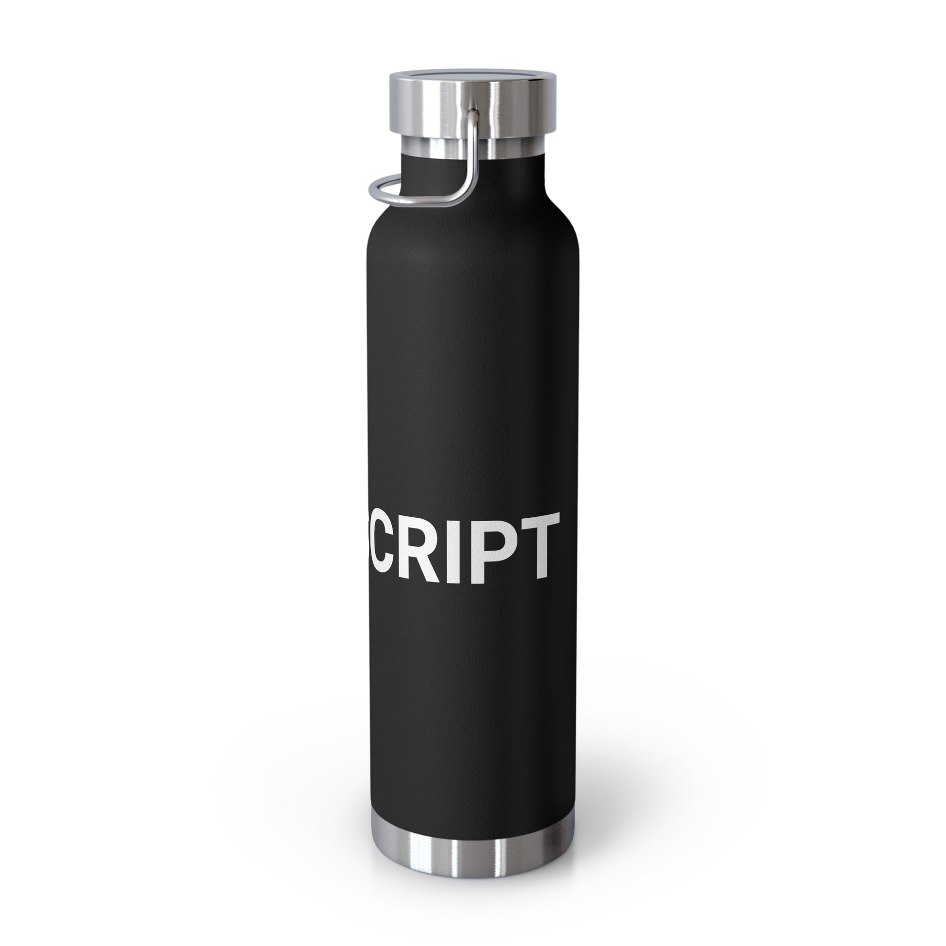 "I am JavaScript" Copper Vacuum Insulated Bottle, 22oz - Coder Cave