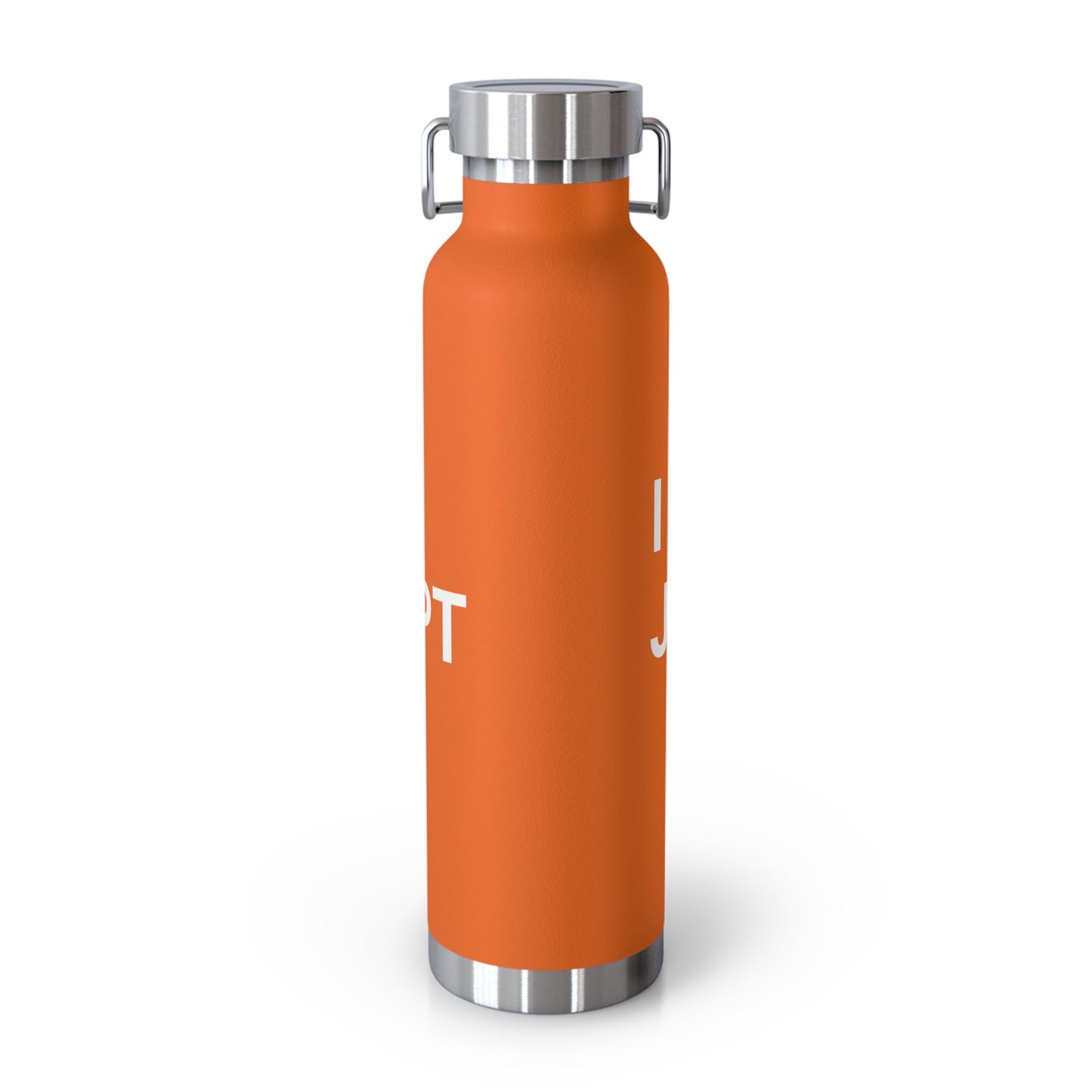 "I am JavaScript" Copper Vacuum Insulated Bottle, 22oz - Coder Cave