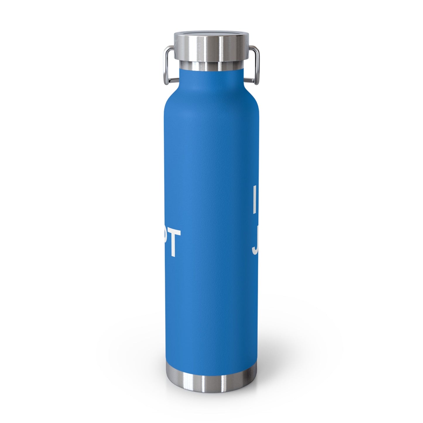 "I am JavaScript" Copper Vacuum Insulated Bottle, 22oz - Coder Cave