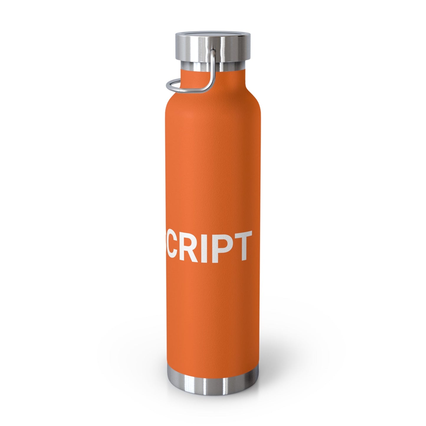 "I am JavaScript" Copper Vacuum Insulated Bottle, 22oz - Coder Cave